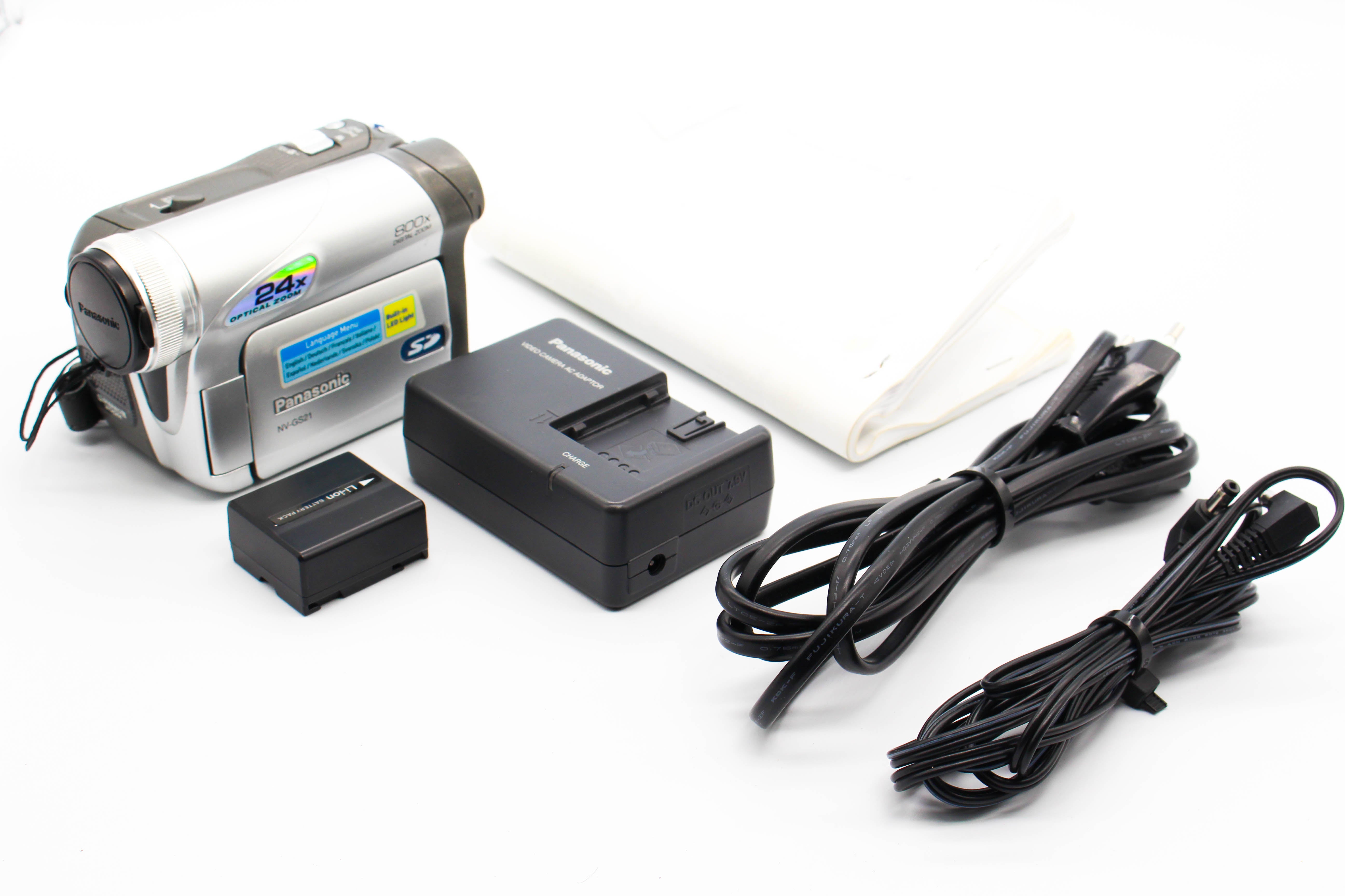 Panasonic NV-GS21EG MiniDV DIgital Video Handycam Camcorder Camera (Read) - Tested Bundle