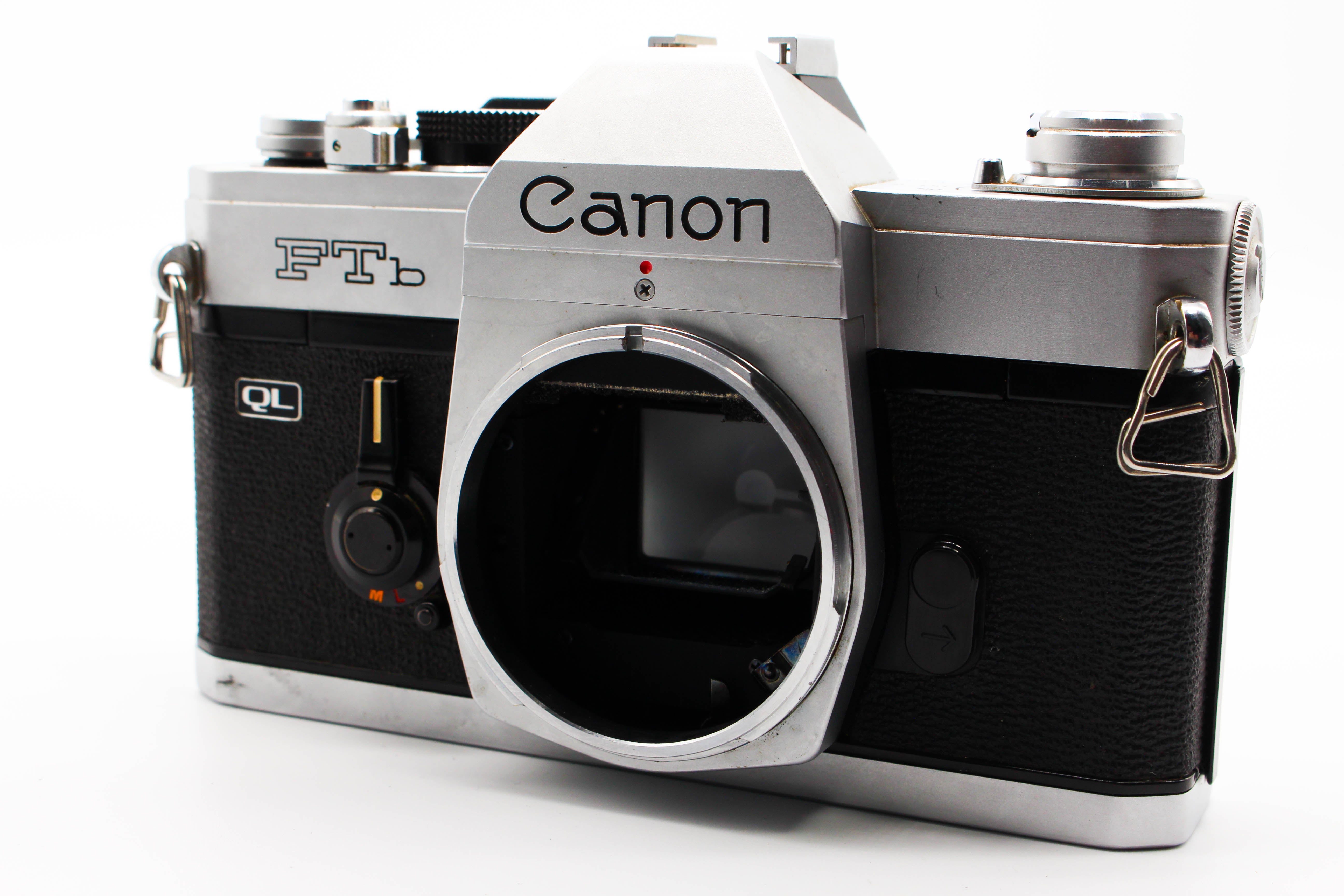 Canon FTb QL SLR 35mm Film Photography Camera Silver Body Only - Tested Bundle