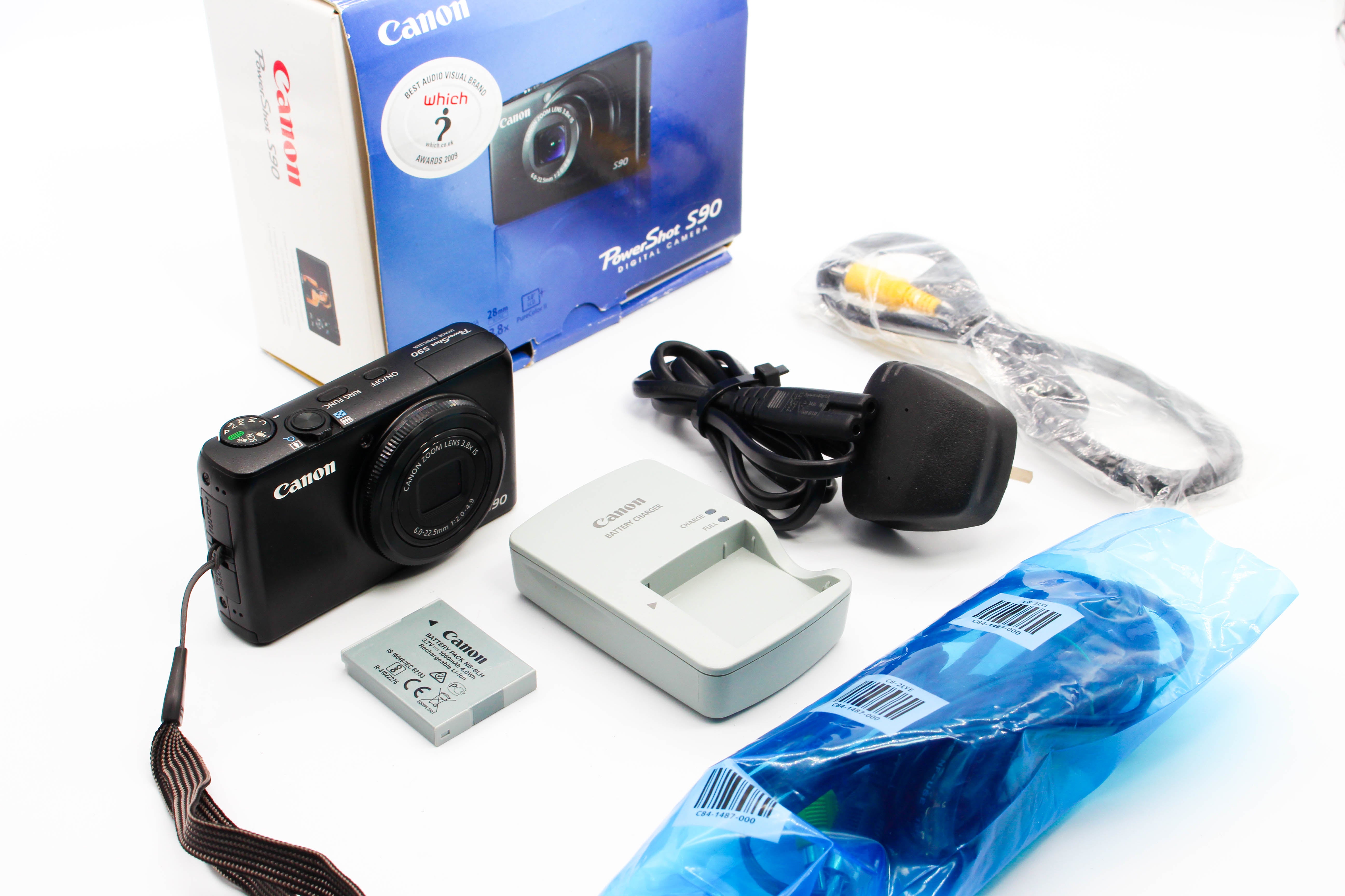 Canon Powershot S90 Digital Retro Photo Digital Camera Digicam - Tested Bundle Excellent
