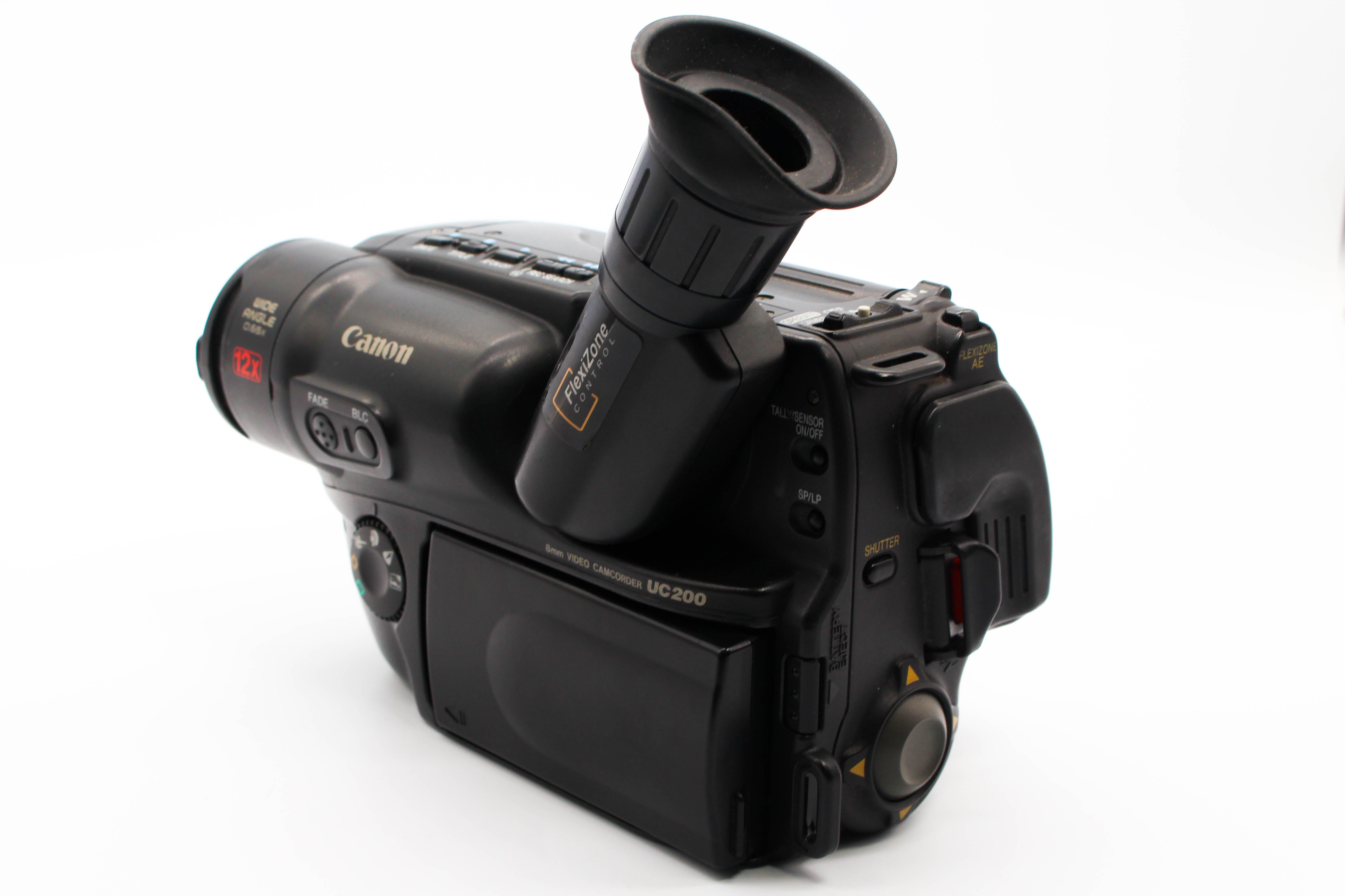 Canon UC200E Video8 8mm Handycam Camcorder Camera - Tested Bundle Good