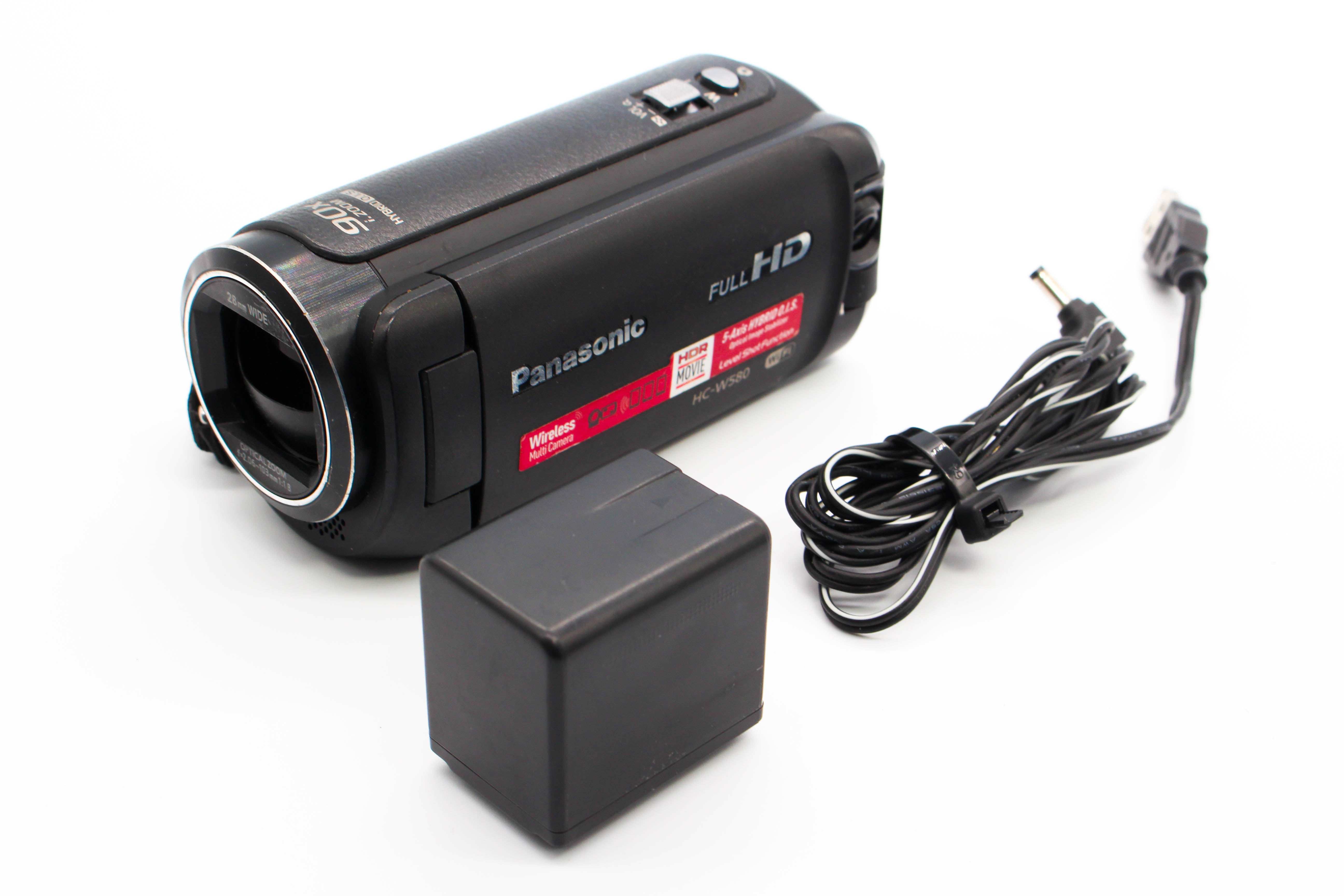 Panasonic HC-W580 HD SD Card Video Handycam Camcorder Camera (Read) - Tested Bundle Good