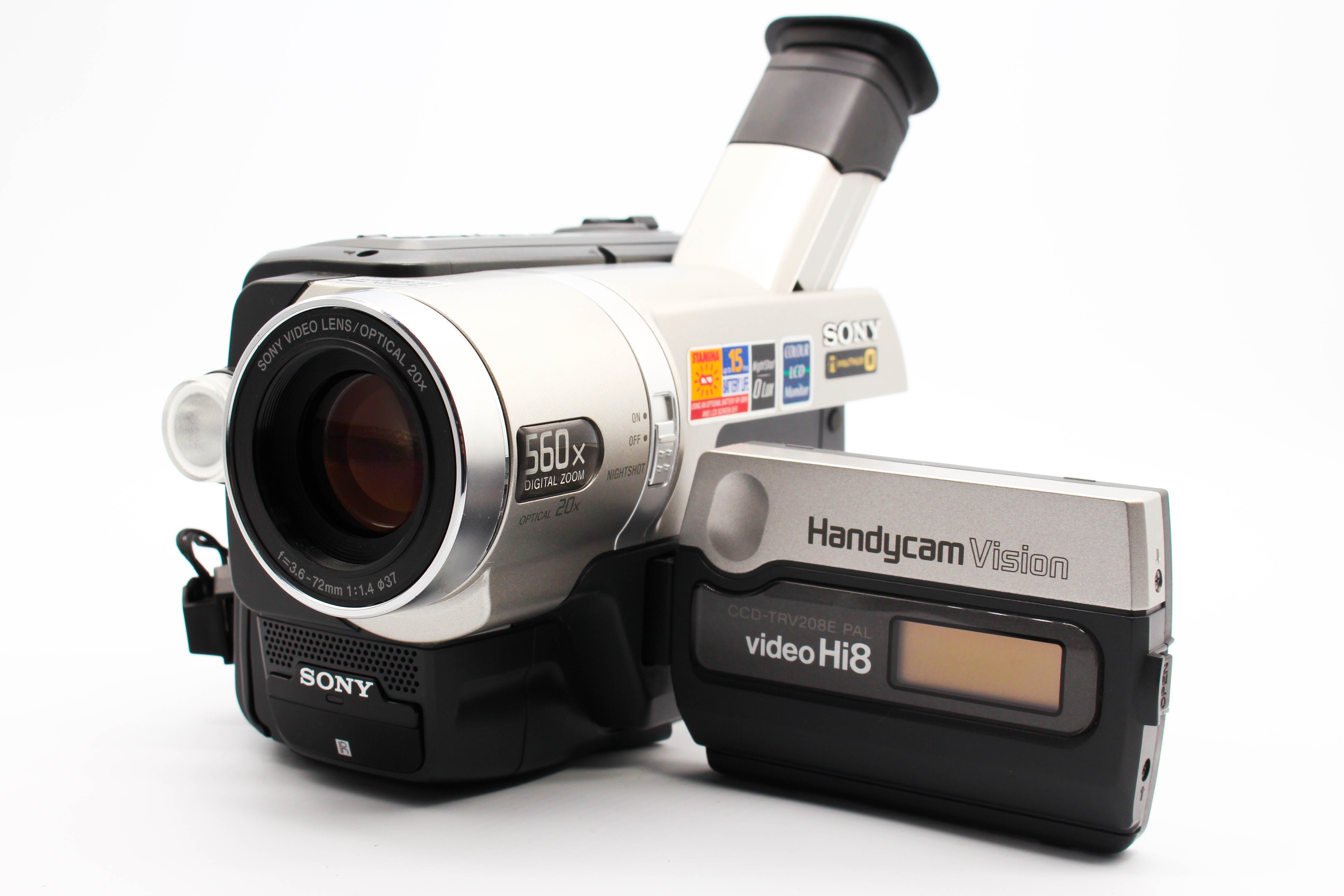 Sony CCD-TRV208E Hi8 8mm Digital Video Handycam Camcorder Camera - Tested Bundle Excellent
