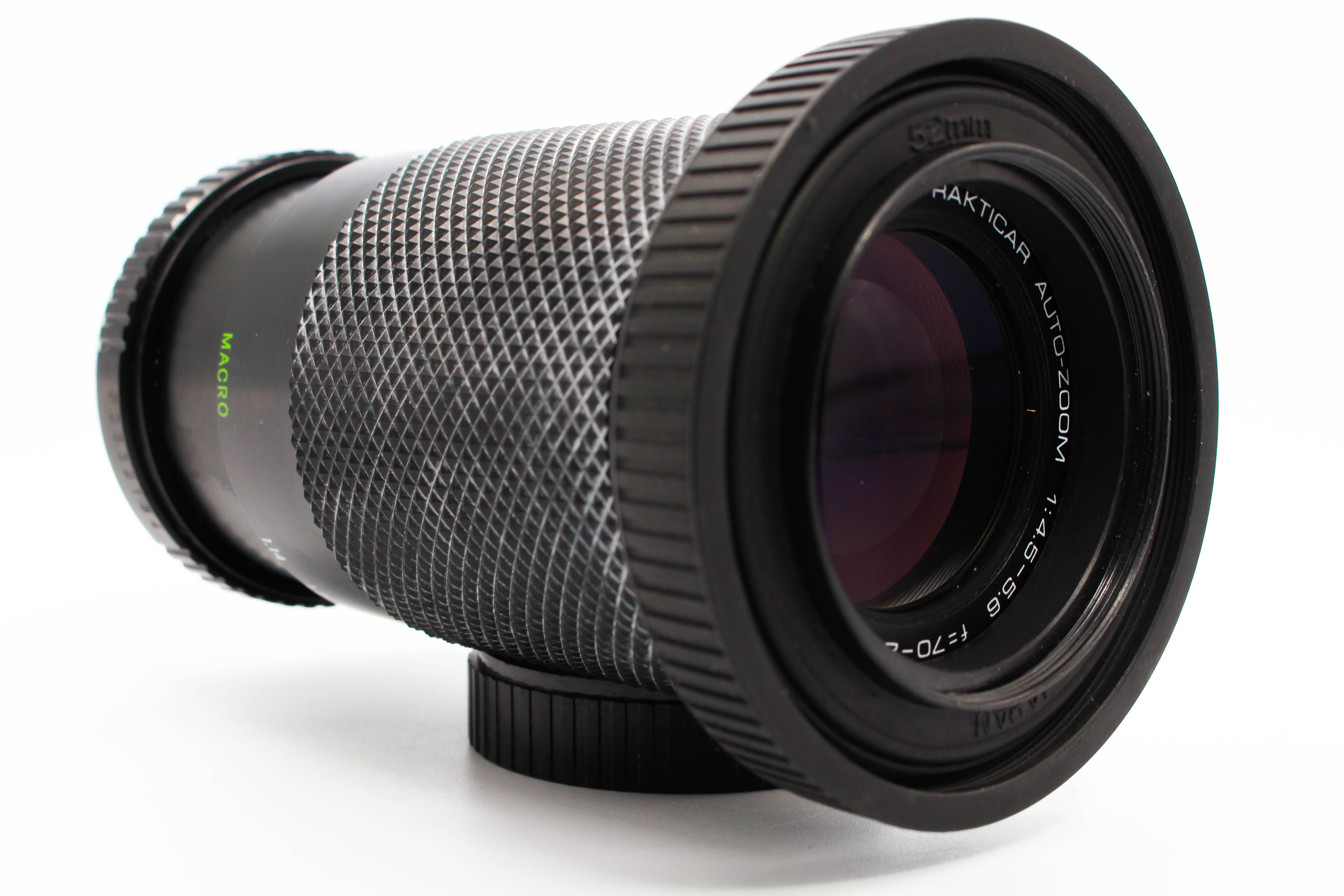 Prakticar 70-210mm f/4.5-5.6 PB Mount Auto-Zoom Macro Lens - Tested Good