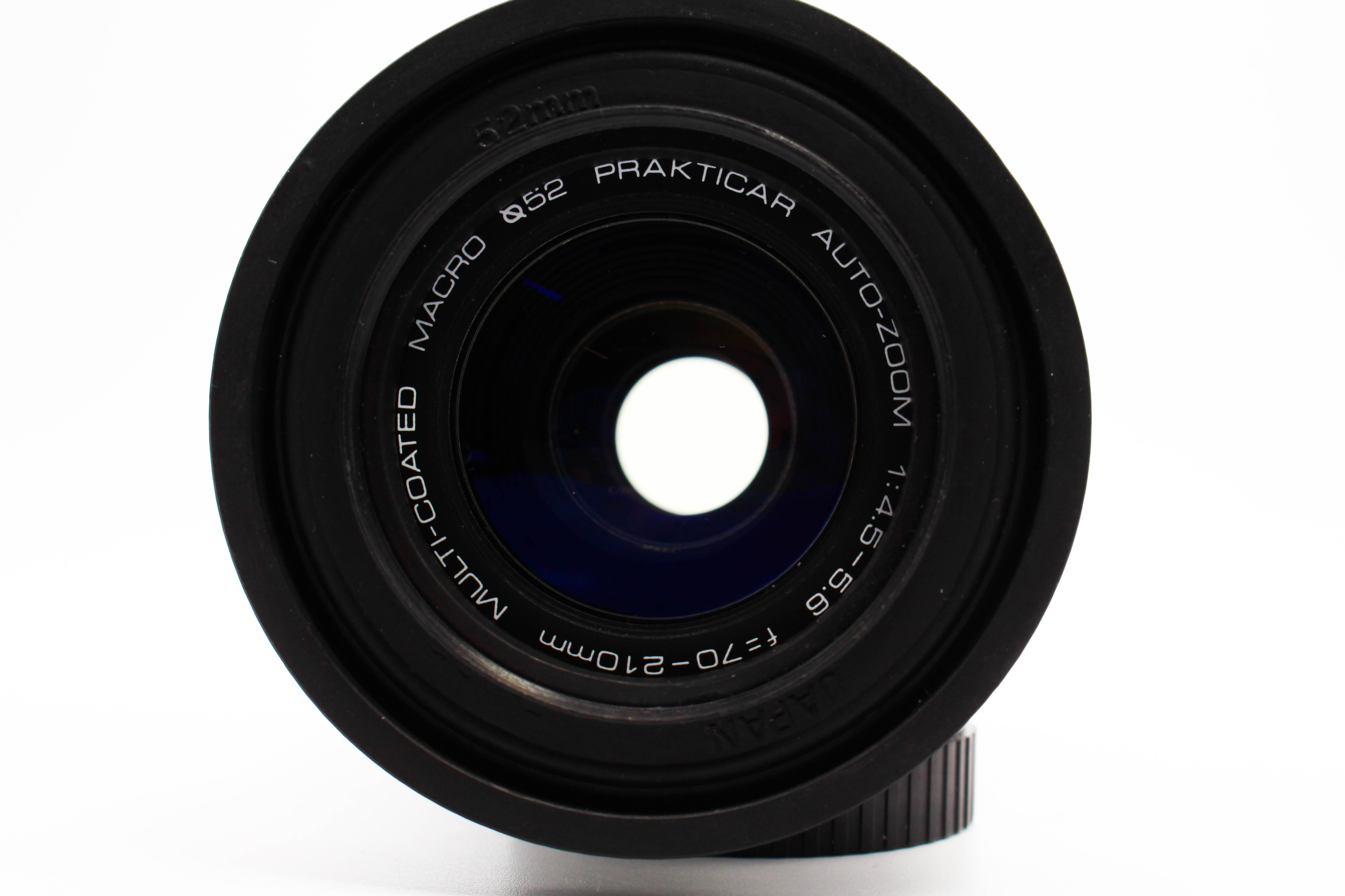 Prakticar 70-210mm f/4.5-5.6 PB Mount Auto-Zoom Macro Lens - Tested Good
