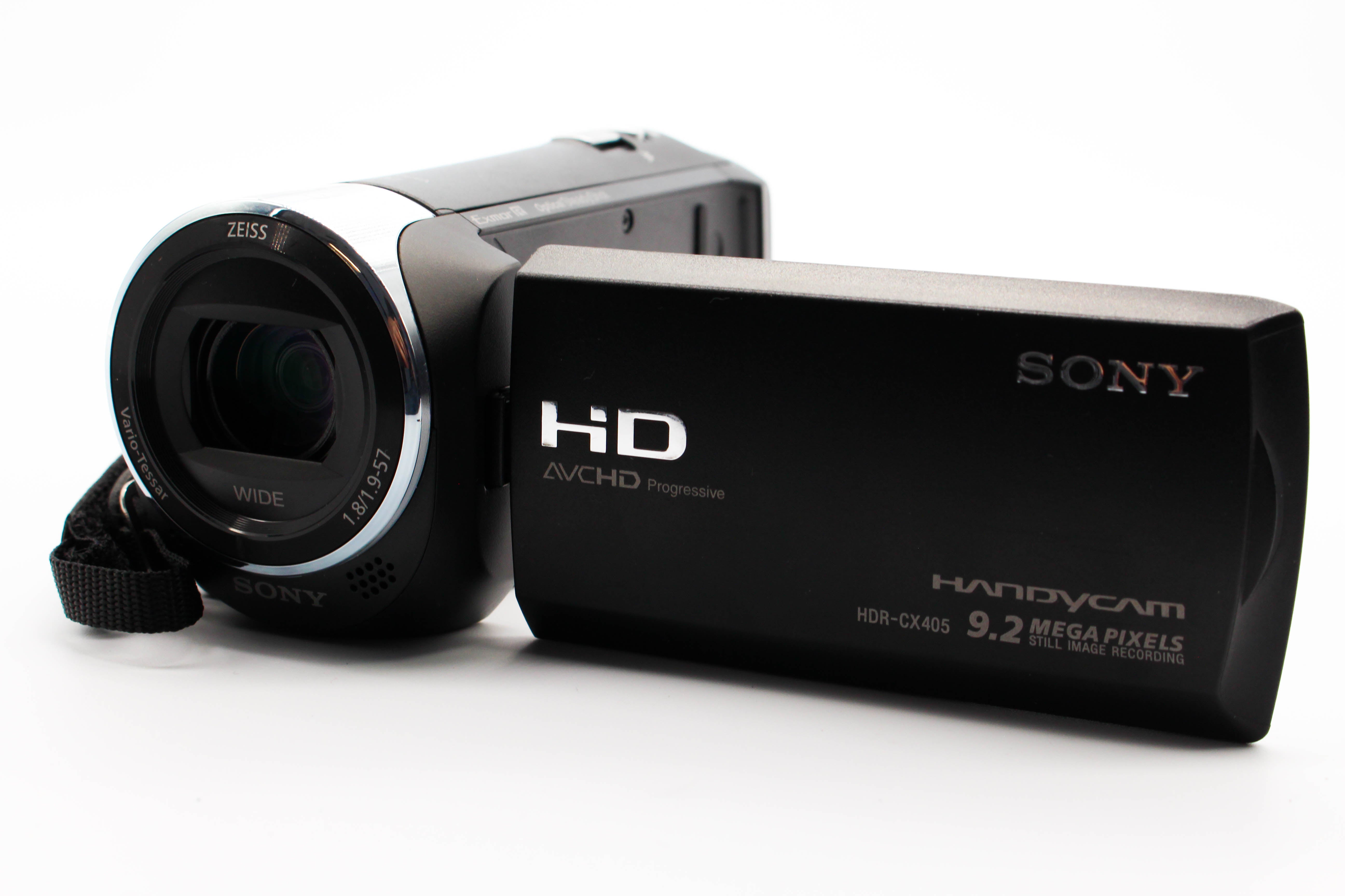 Sony HDR-CX405 SD Card HD Digital Video Handycam Camcorder Camera - Tested Bundle Excellent