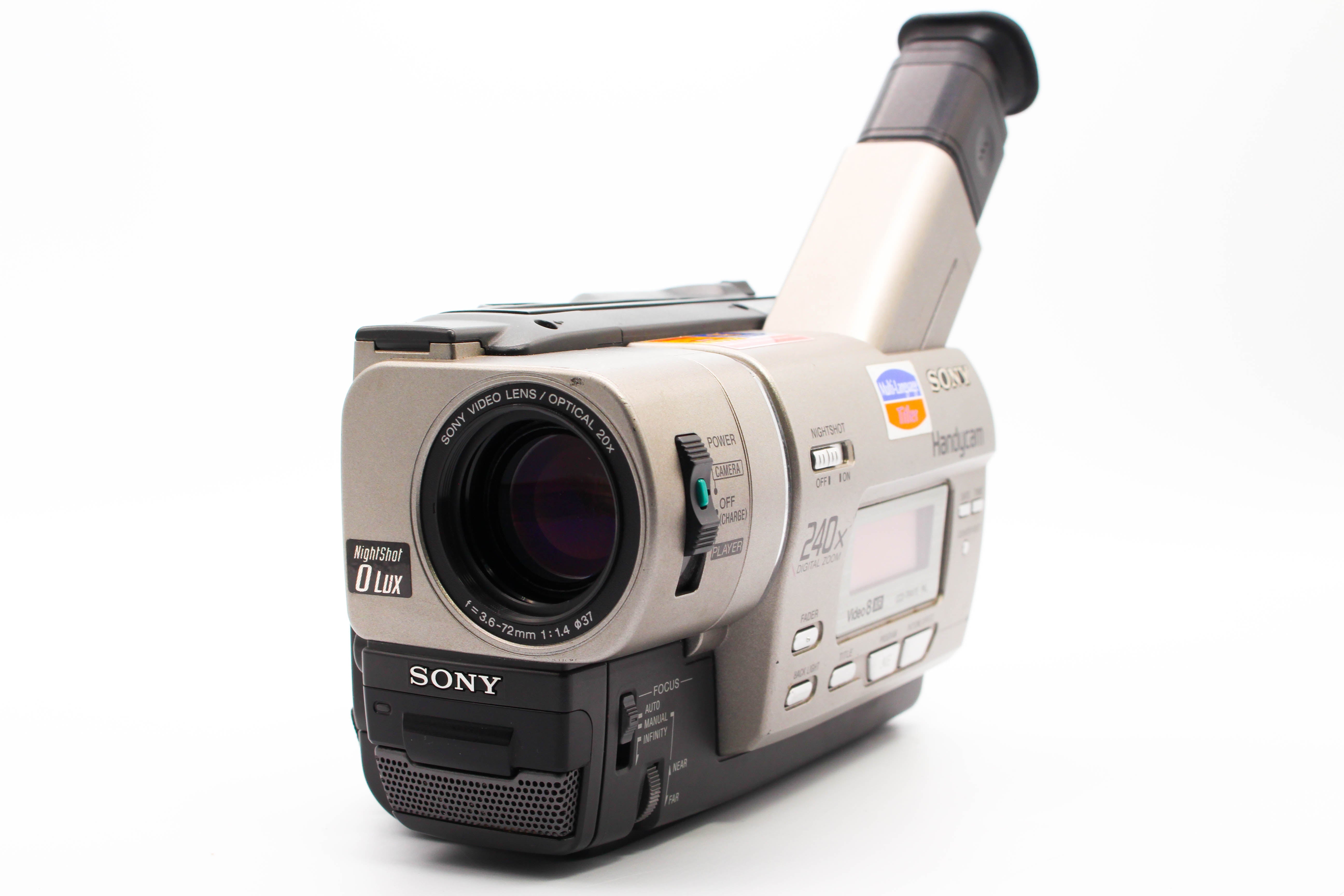 Sony CCD-TRV417E Video8 8mm XR Analog Video Handycam Camcorder Camera (Read) - Tested Bundle