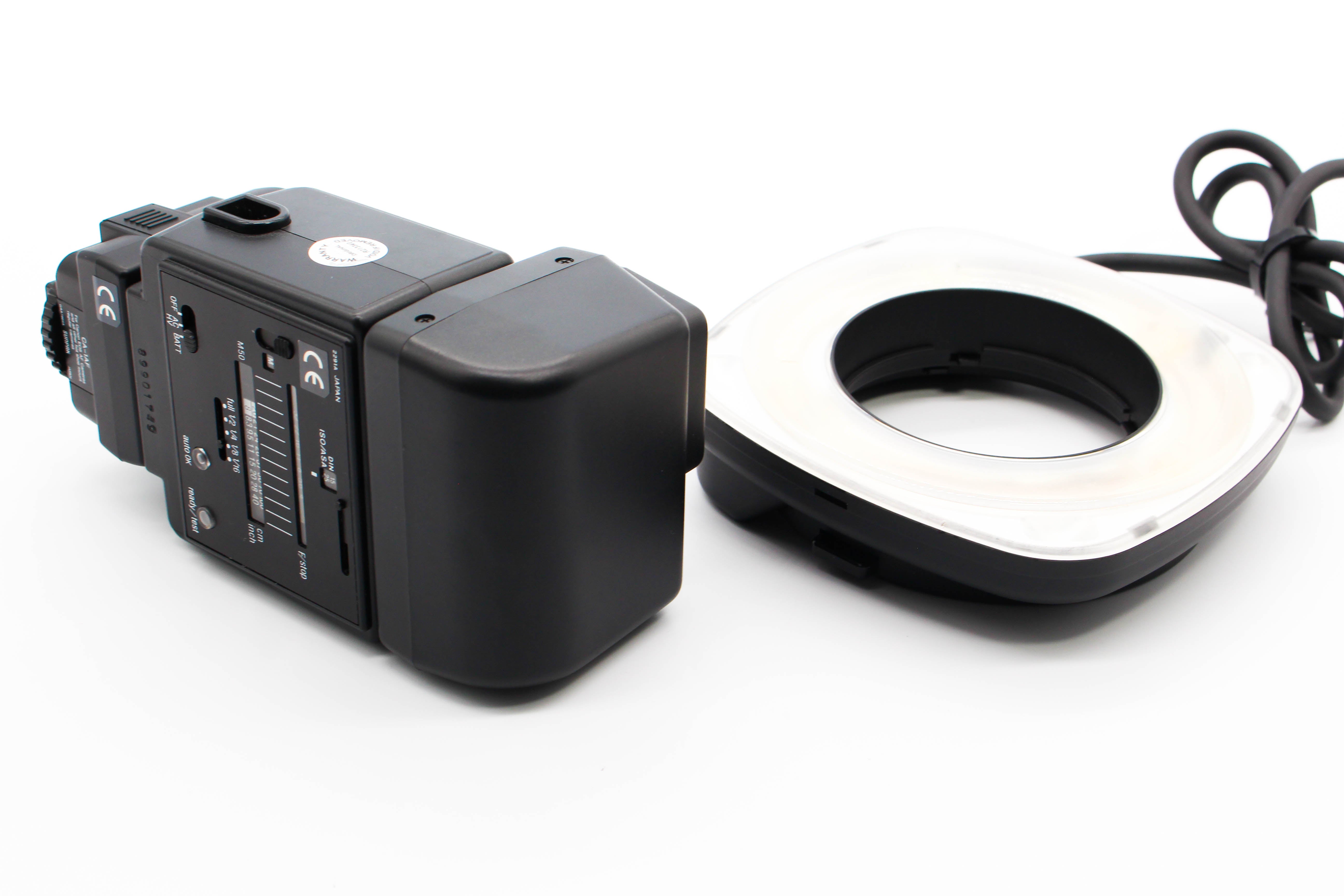 Sunpak Auto DX 12R Electronic Flash and Ring Kit For Vintage Film Photo Cameras - Tested Excellent