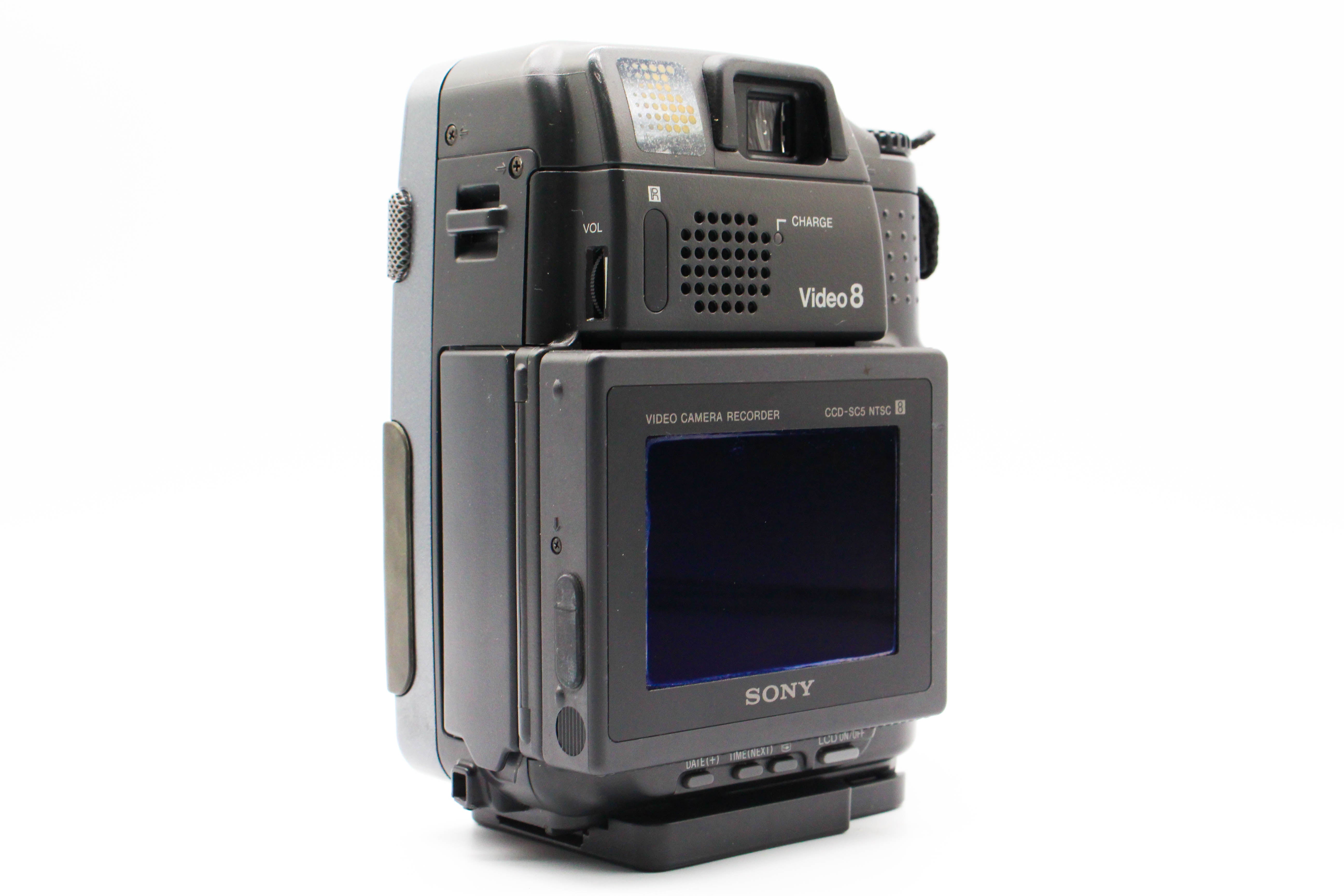 Sony CCD-SC5 NTSC Hi8 Analog Camcorder Handycam Video Camera - Tested Bundle Excellent