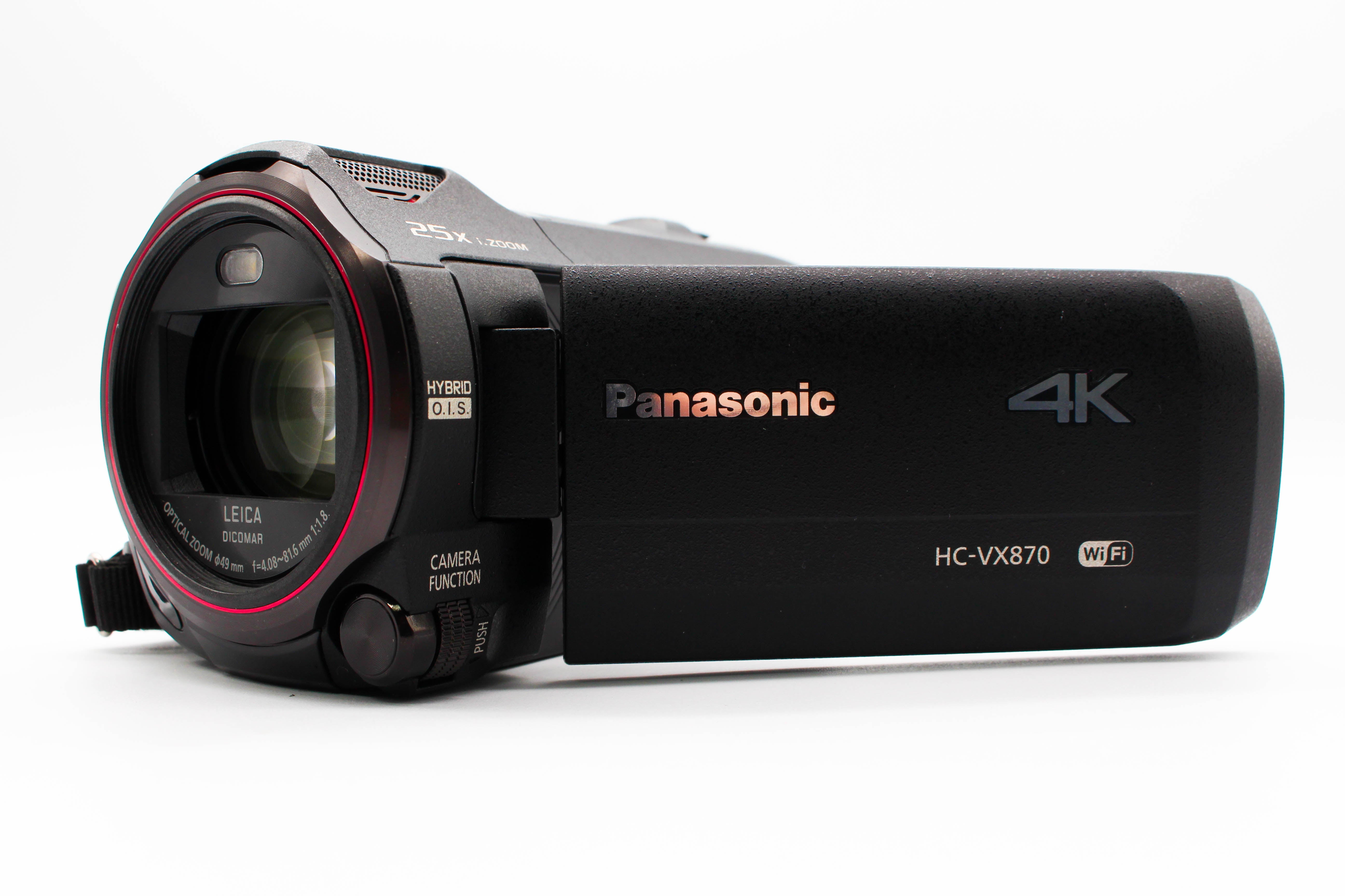 Panasonic HC-VX870 4K Digital Video Camera Camcorder - Tested Bundle Excellent