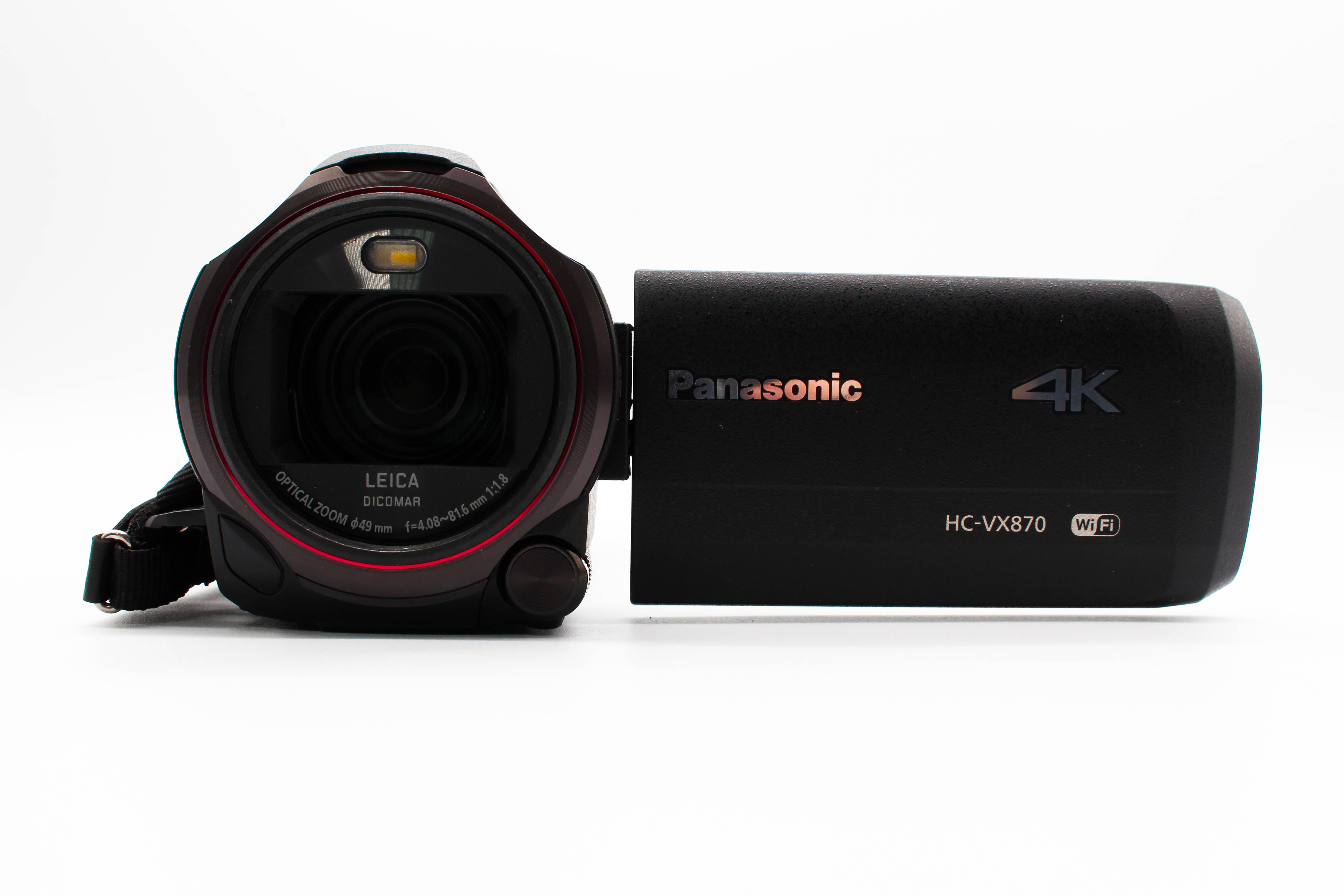 Panasonic HC-VX870 4K Digital Video Camera Camcorder - Tested Bundle Excellent