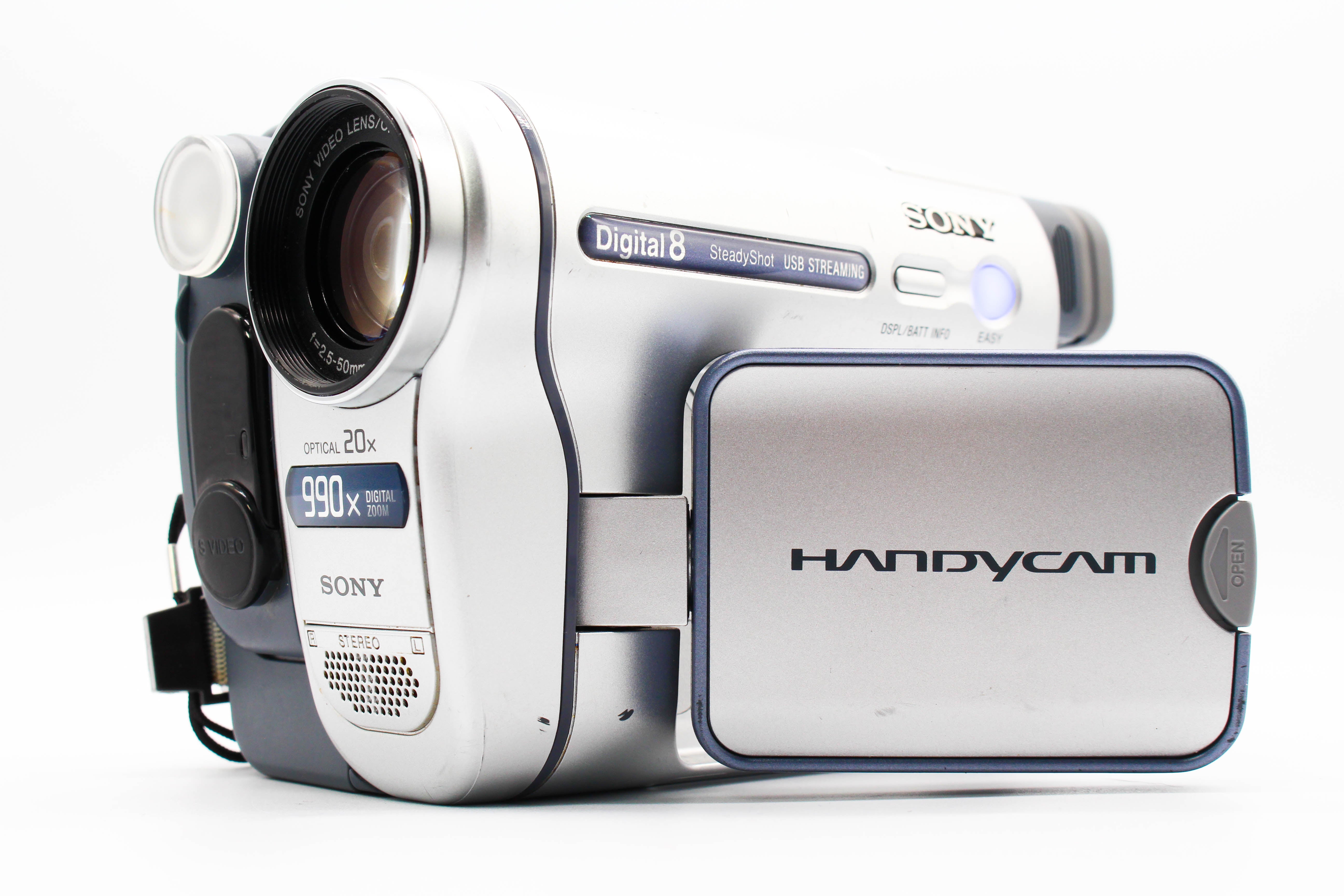 Sony DCR-TRV255E Digital8 8mm Handycam Camcorder Digital Video Camera - Tested Bundle Good