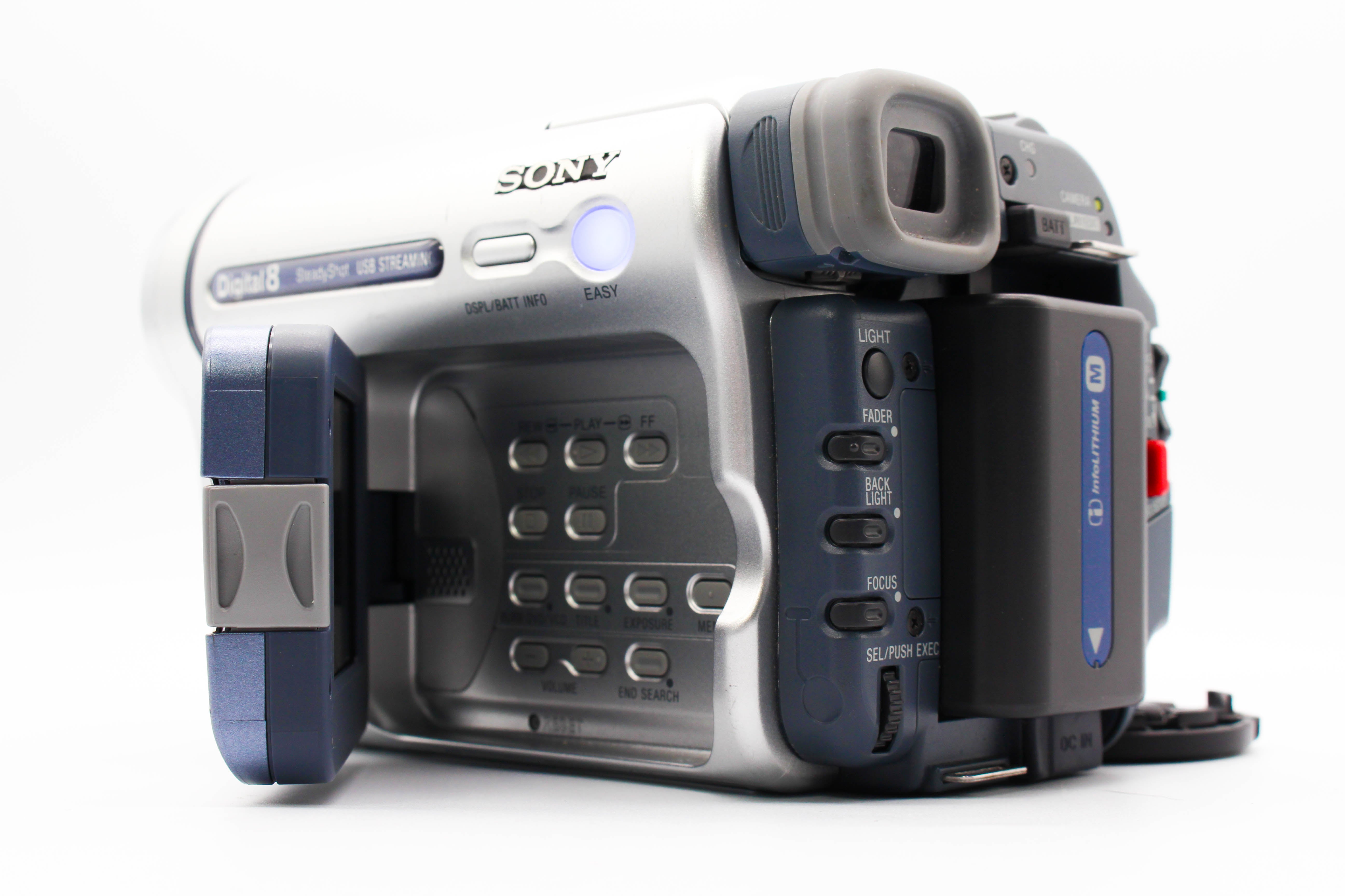 Sony DCR-TRV255E Digital8 8mm Handycam Camcorder Digital Video Camera - Tested Bundle Good