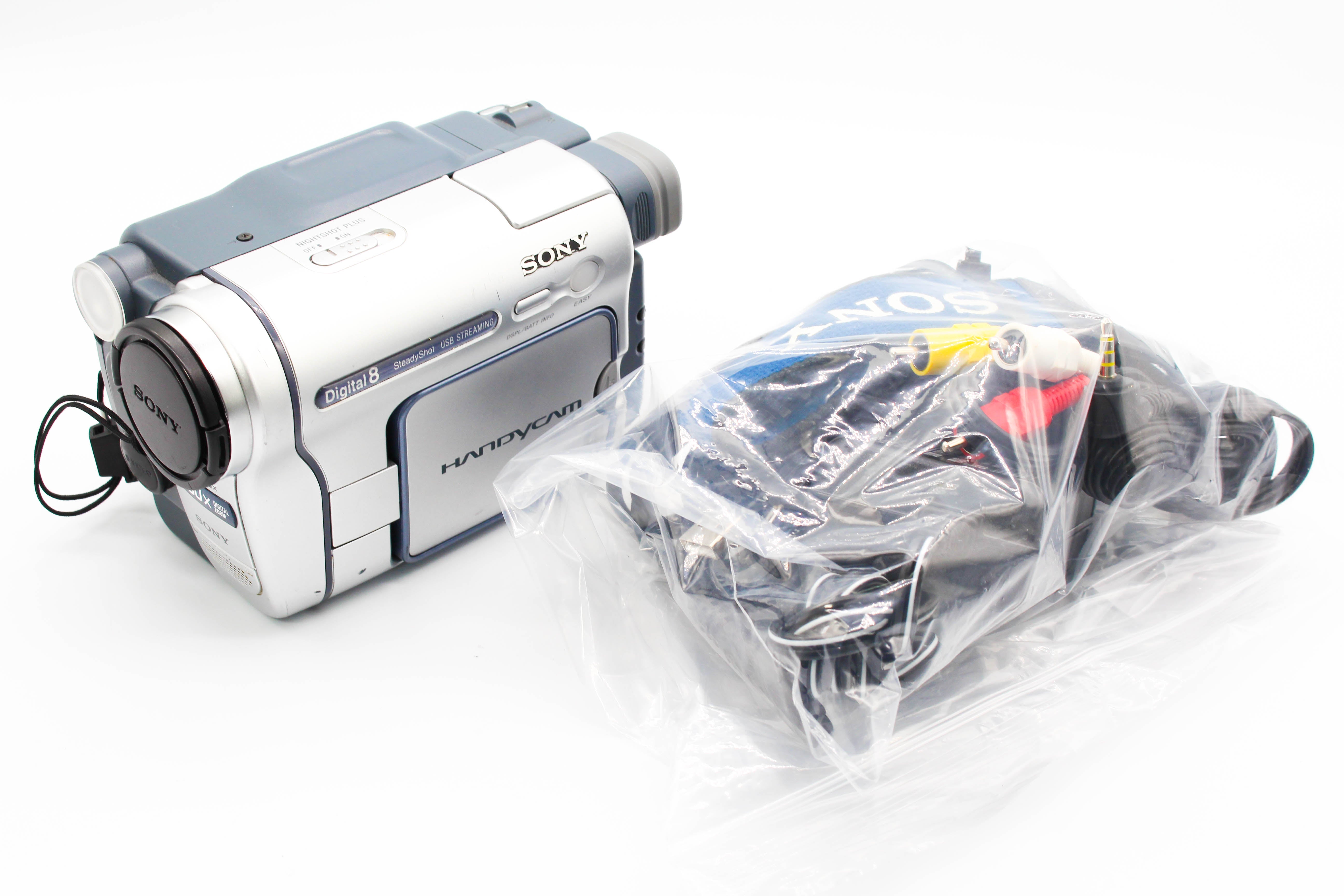 Sony DCR-TRV255E Digital8 8mm Handycam Camcorder Digital Video Camera - Tested Bundle Good
