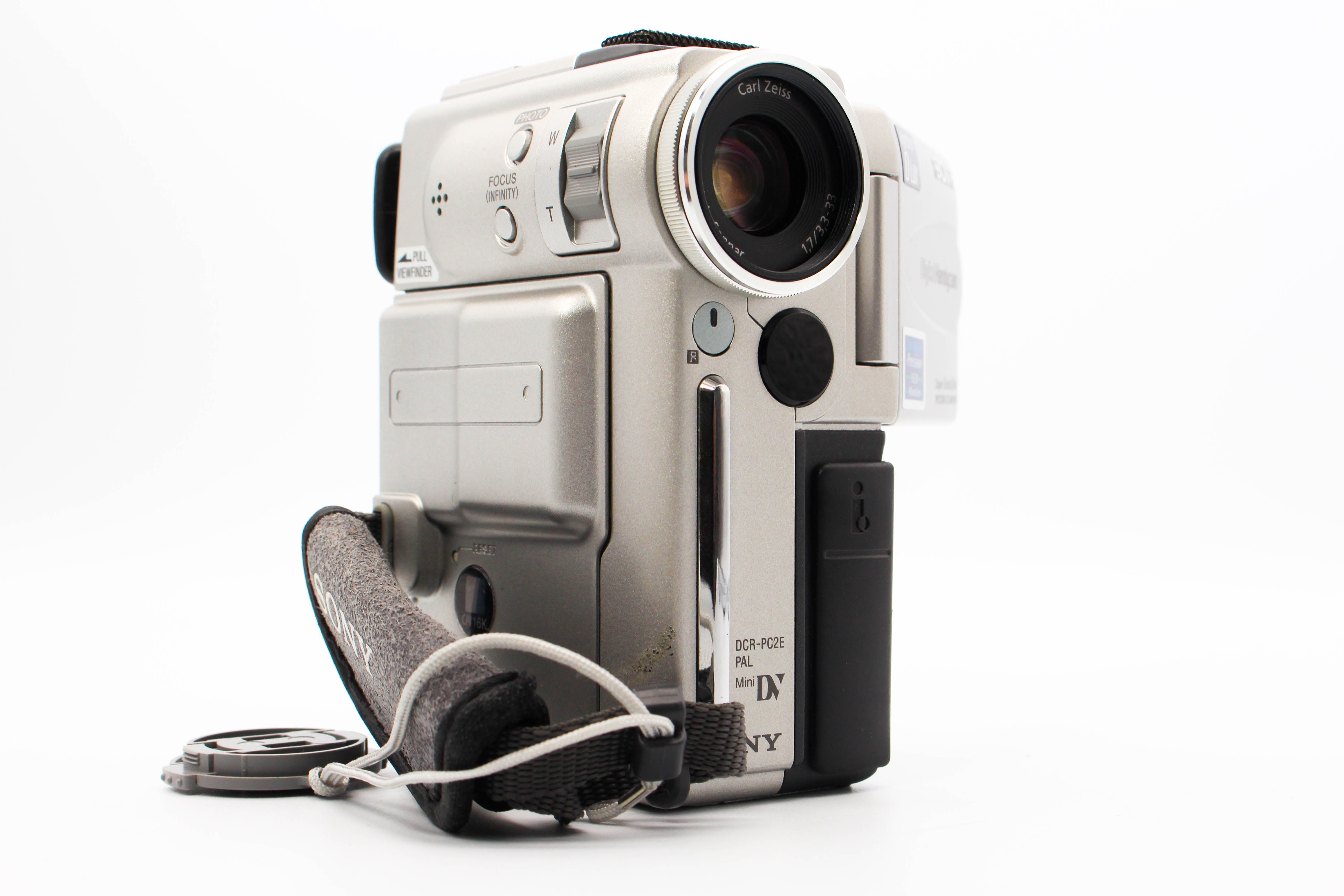 Sony DCR-PC2E MiniDV Handycam Digital Video Camera Camcorder (Read) - Tested Bundle