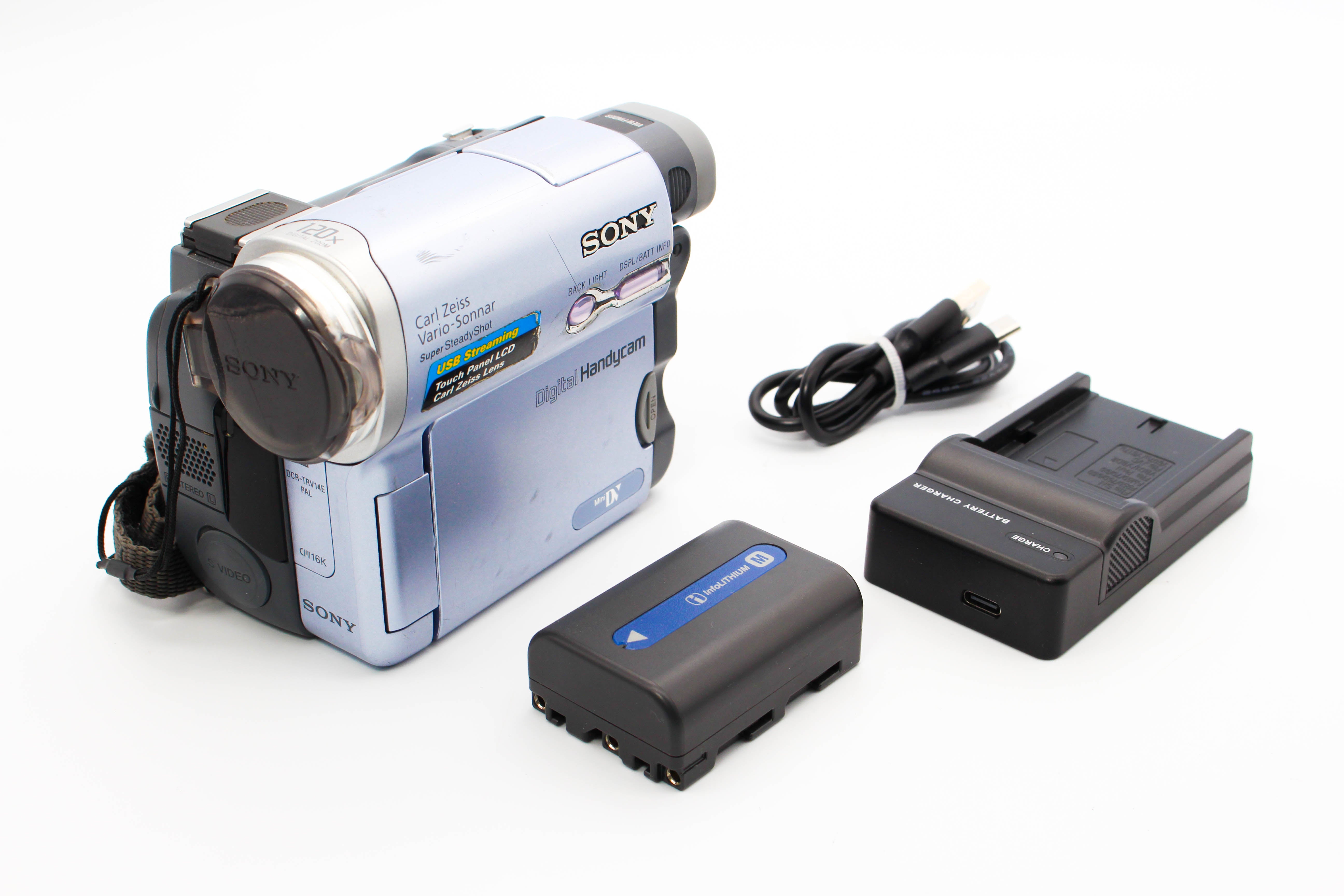 Sony DCR-TRV14E MiniDV Handycam Camcorder Digital Video Camera - Tested Bundle Excellent