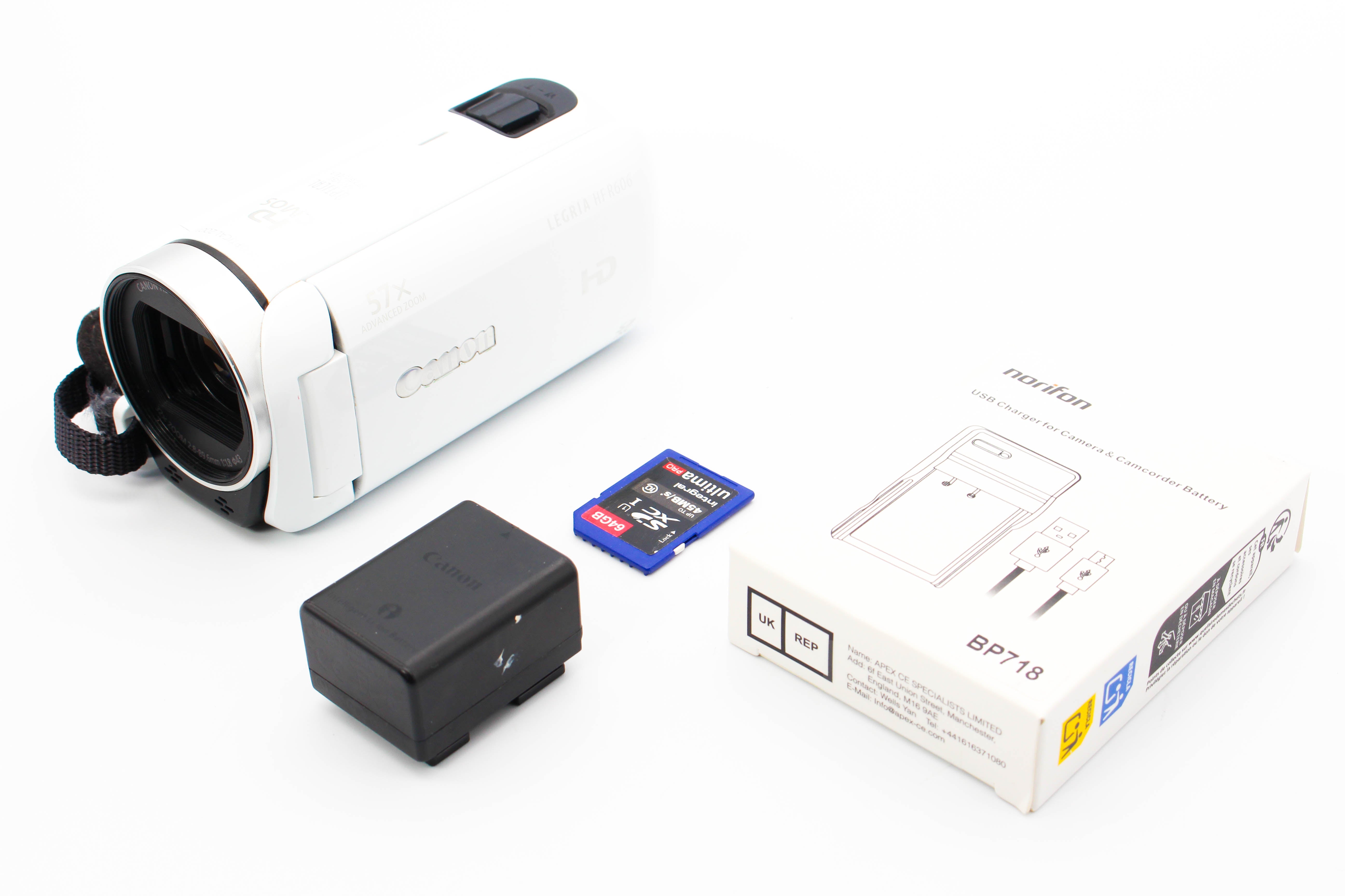 Canon Legria HF R606 HD Digital Video Camera Camcorder