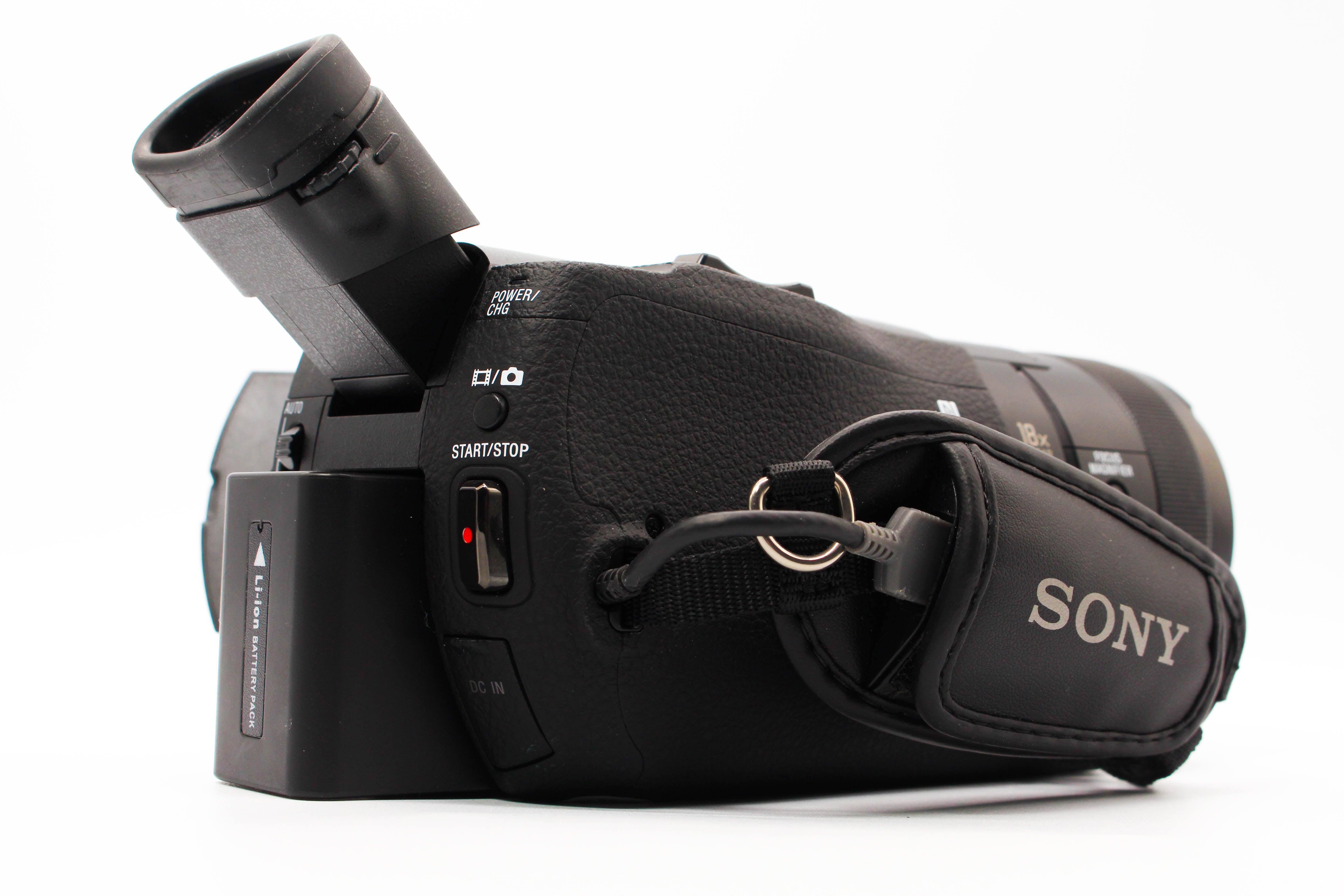 Sony FDR-AX100E 4K HD Digital Video Camera Camcorder - Tested Excellent