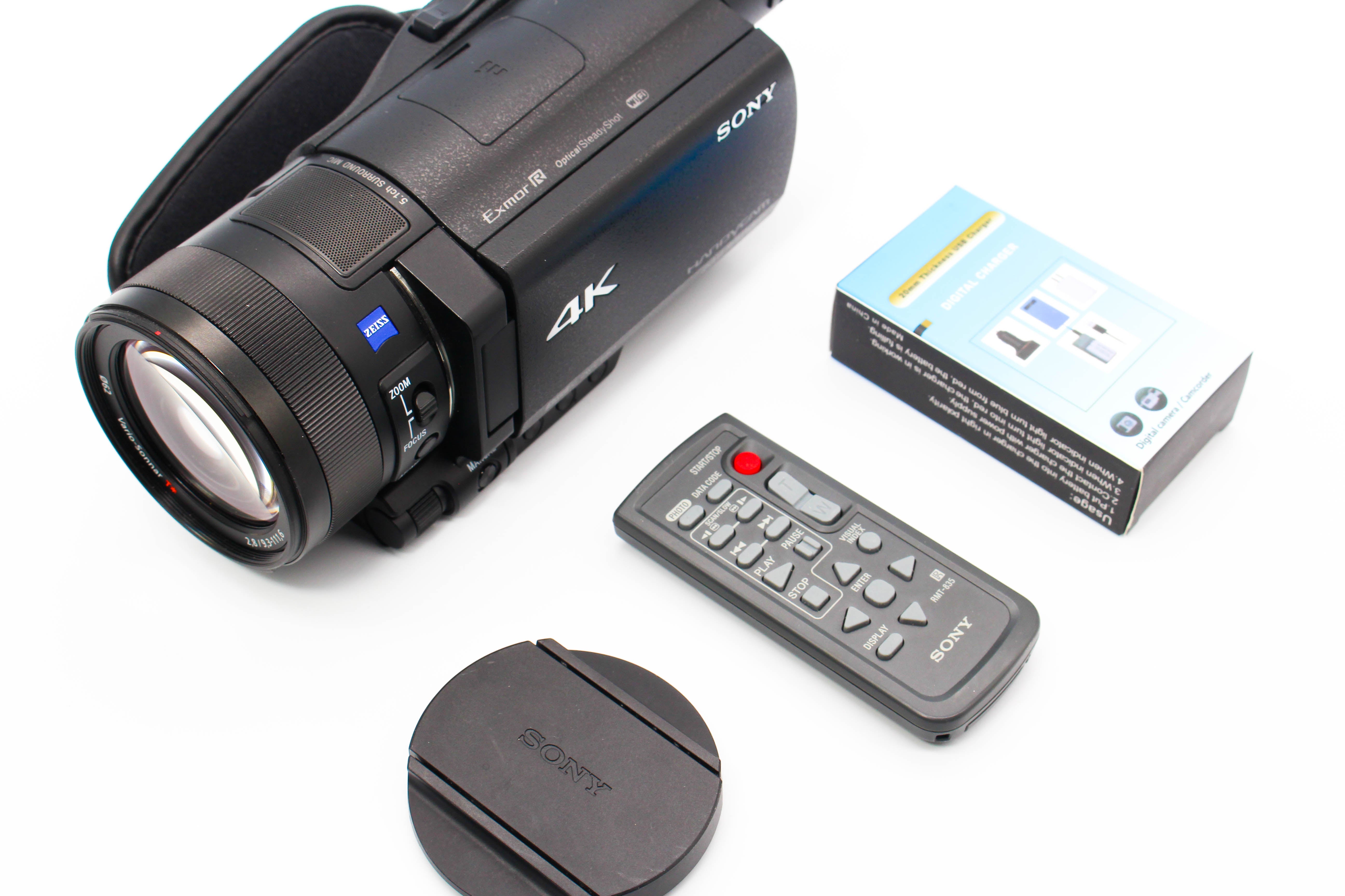 Sony FDR-AX100E 4K HD Digital Video Camera Camcorder - Tested Excellent