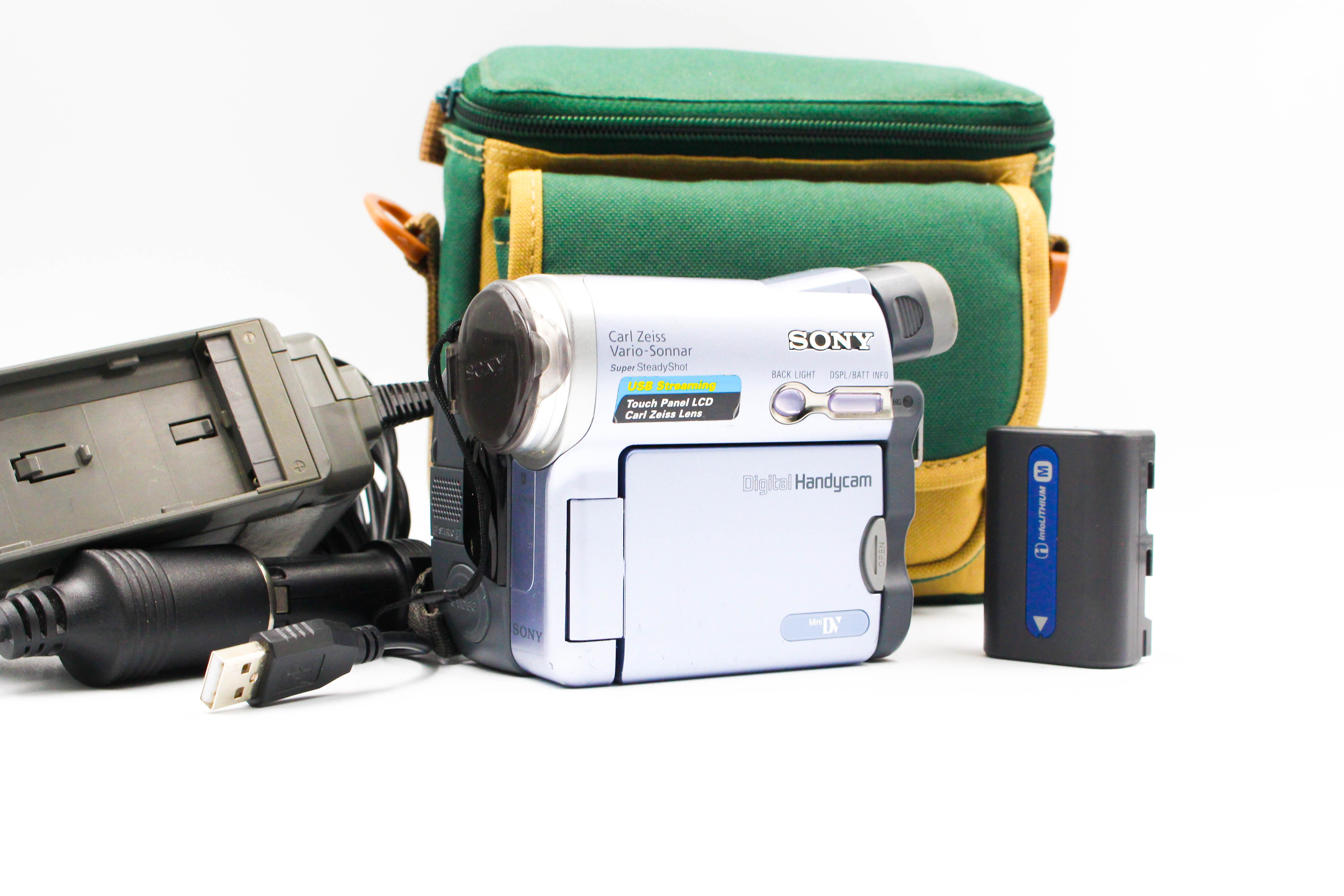 Sony DCR-TRV14E MiniDV Tape Digital Video Camcorder Camera - Tested Bundle Excellent
