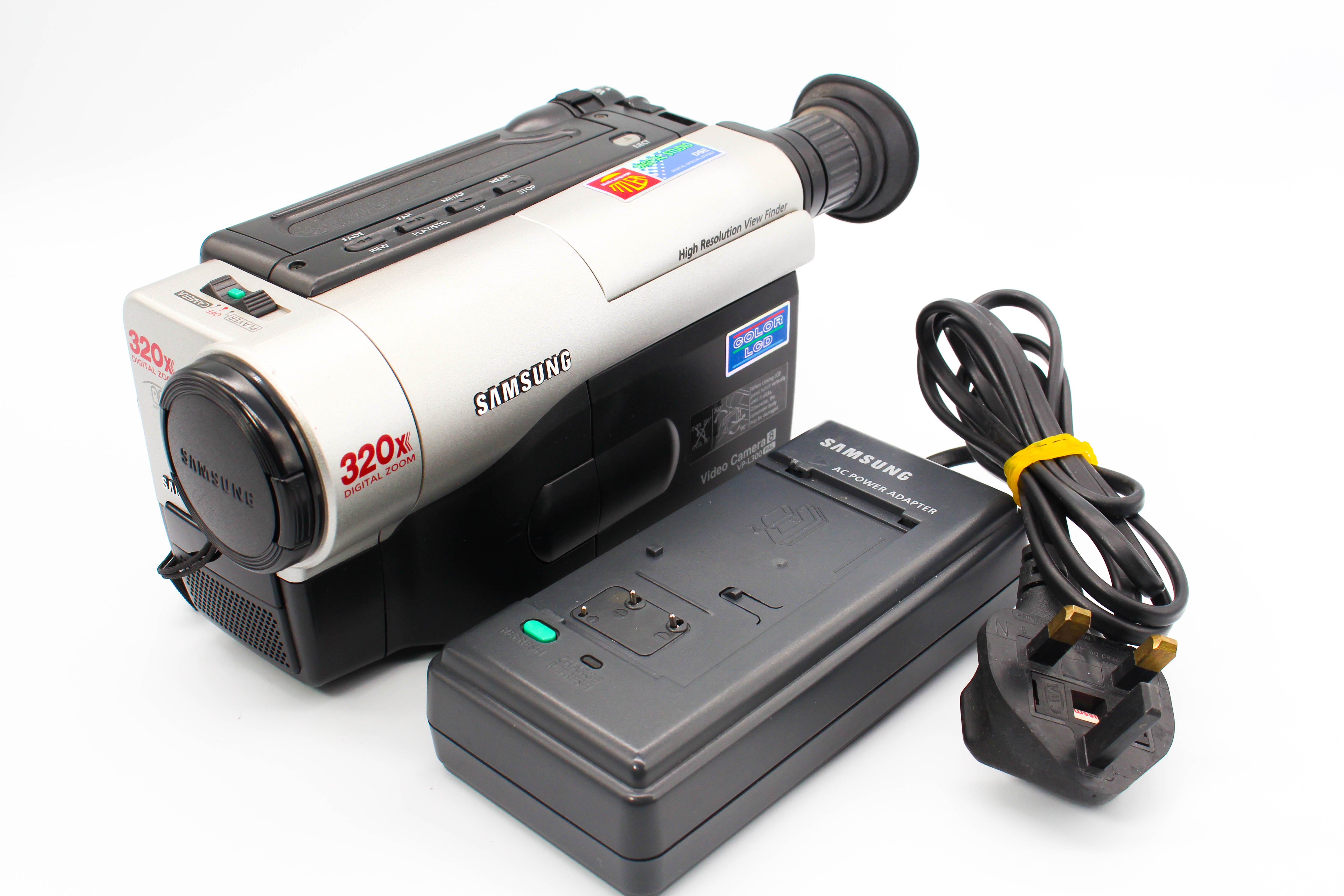 Samsung VP-L300 Video8 8mm Handycam Camcorder Camera - Tested Bundle Excellent