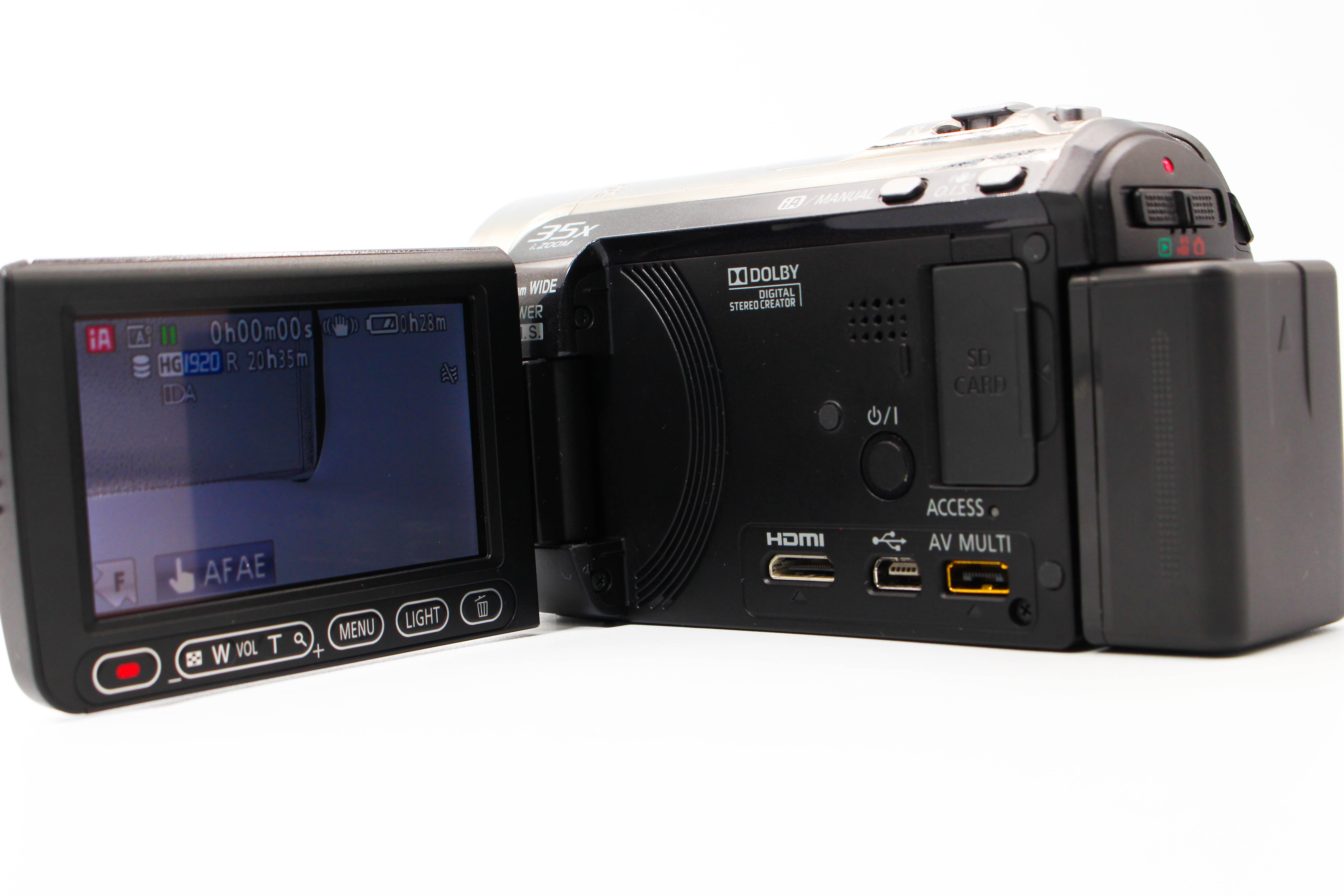 Panasonic HDC-HS60 HD HDD Digital Video Camcorder - Tested Bundle Good
