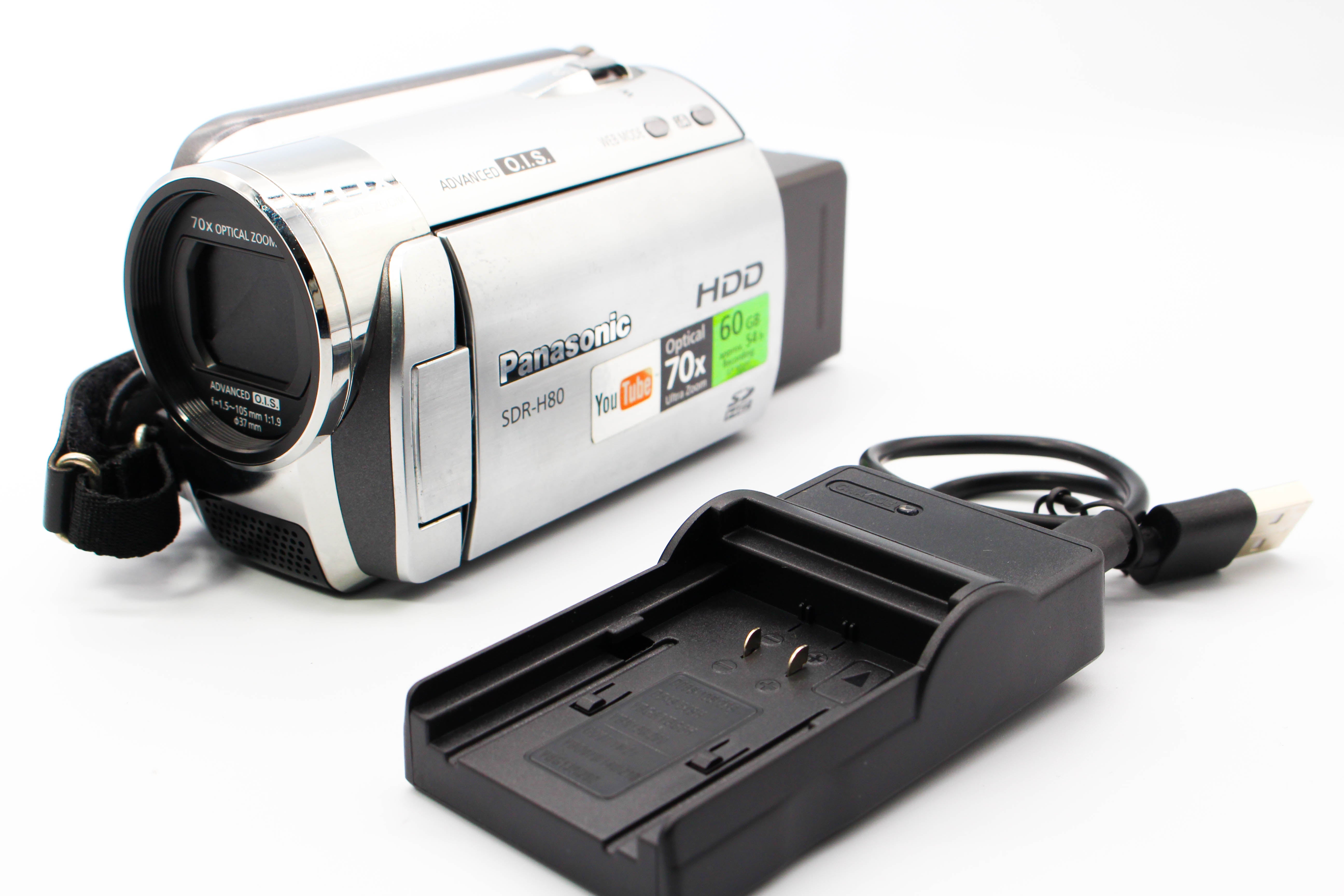 Panasonic HDC-H80 HD HDD Digital Video Camcorder - Tested Bundle Excellent