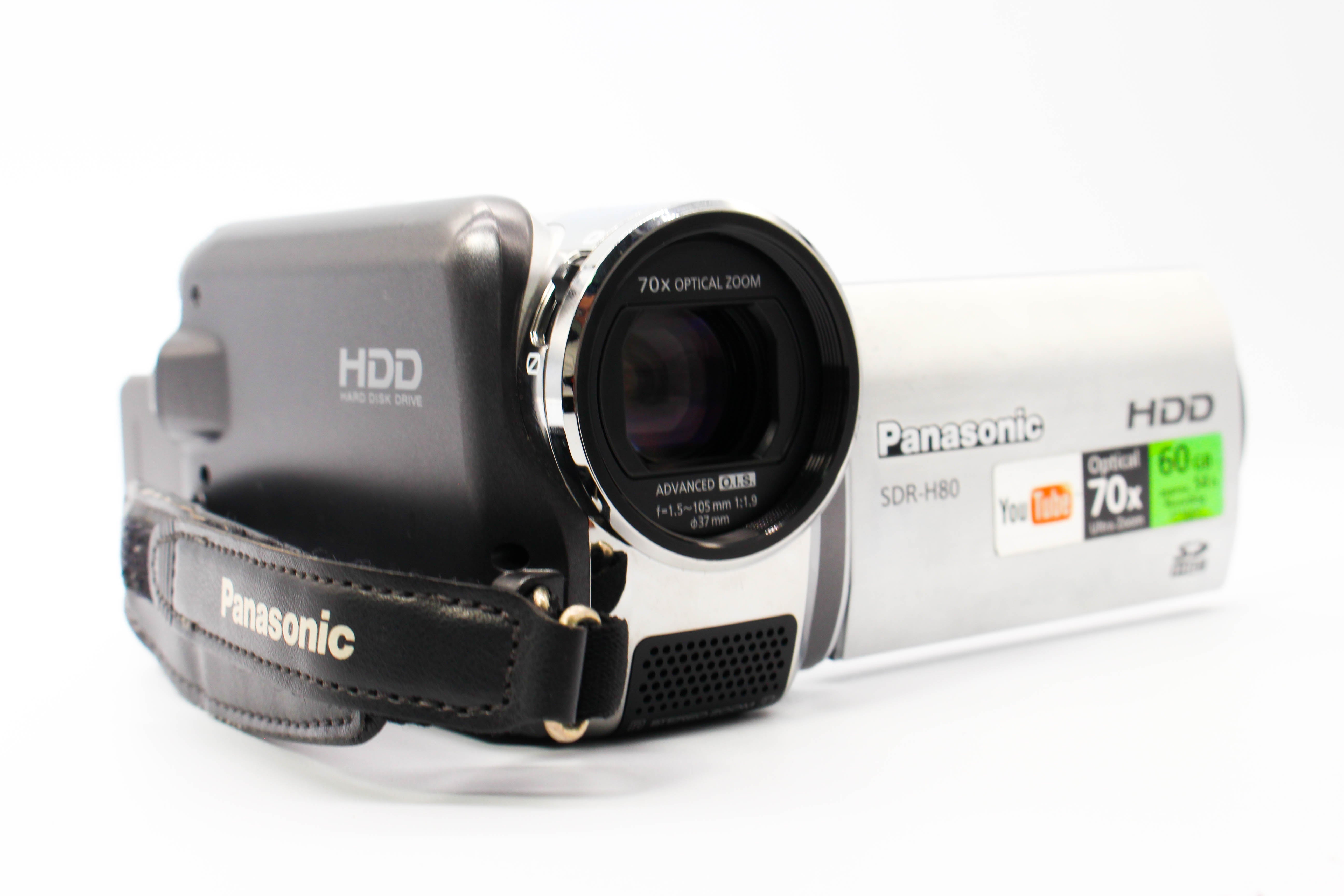 Panasonic HDC-H80 HD HDD Digital Video Camcorder - Tested Bundle Excellent