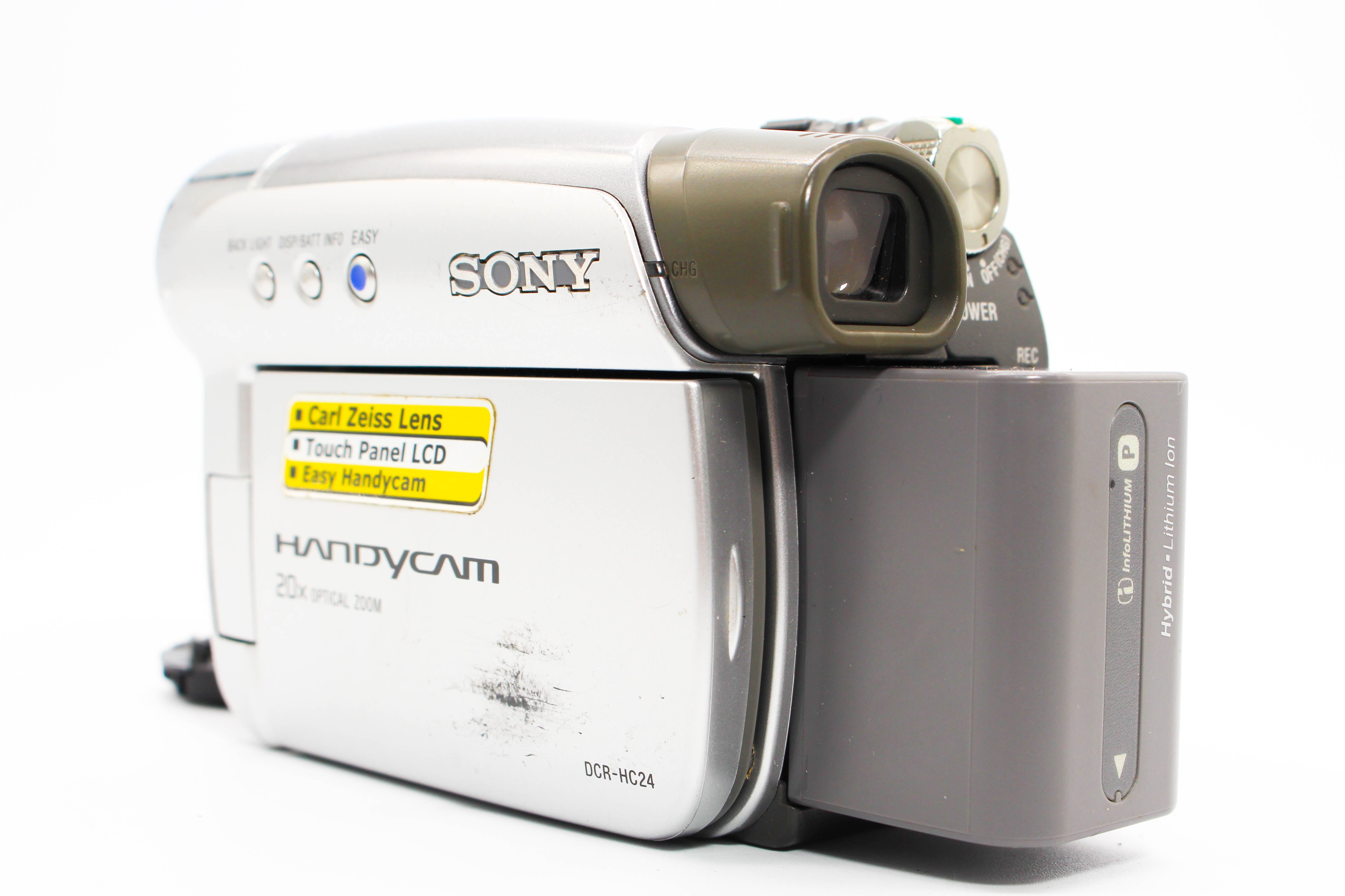 Sony DCR-HC24E MiniDV Digital Video Handycam Camcorder Camera - Tested Bundle