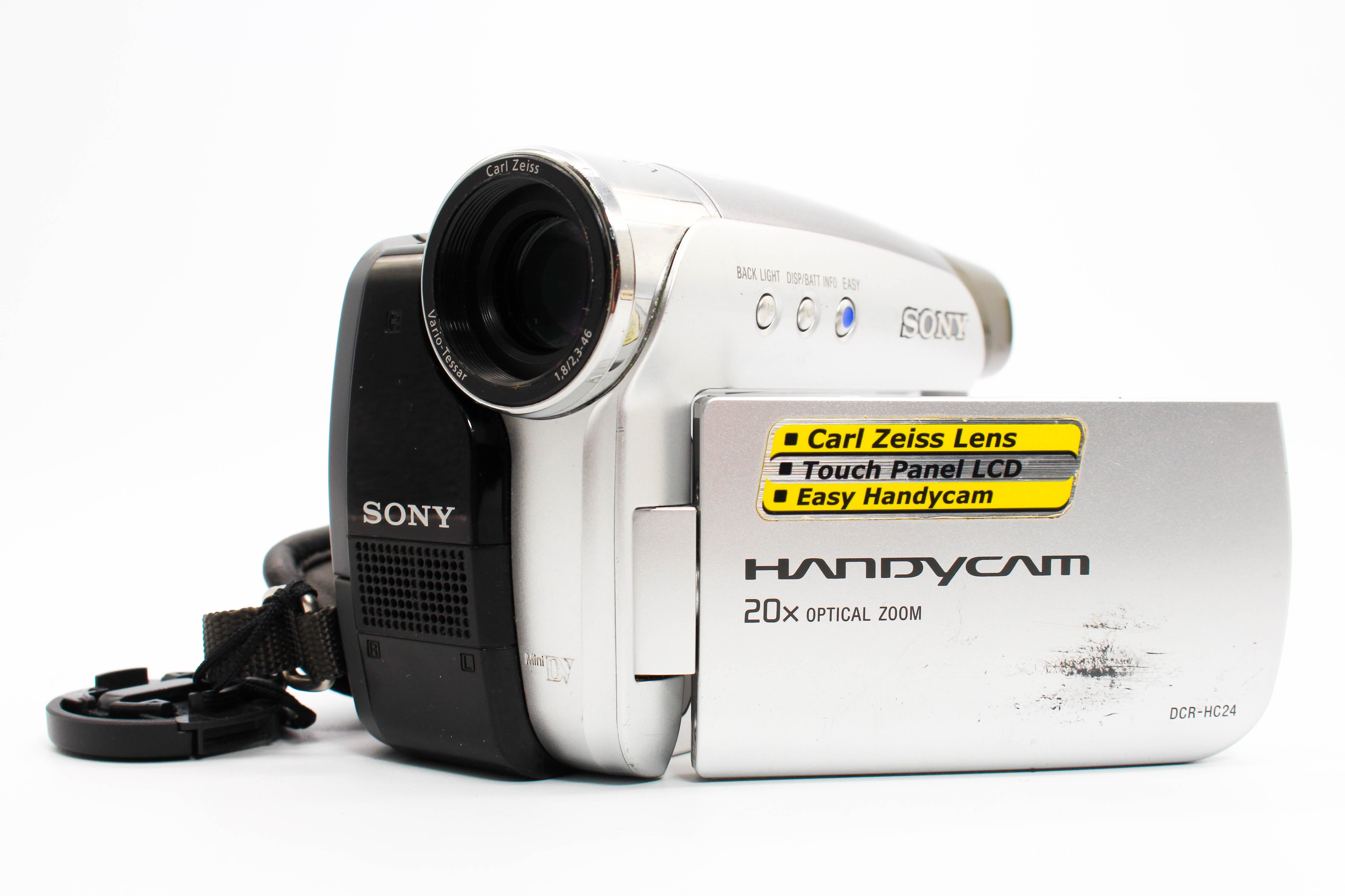 Sony DCR-HC24E MiniDV Digital Video Handycam Camcorder Camera - Tested Bundle
