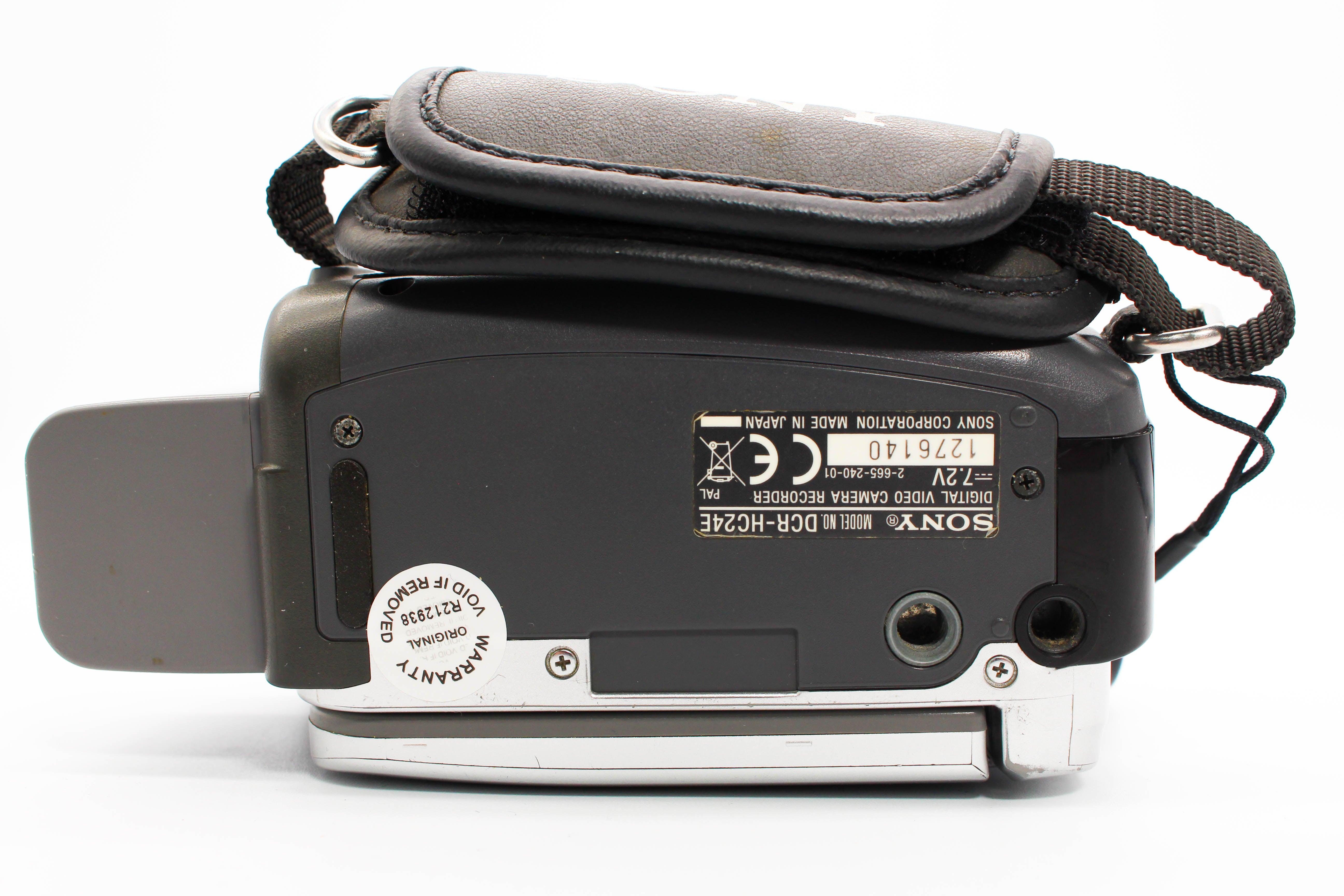 Sony DCR-HC24E MiniDV Digital Video Handycam Camcorder Camera - Tested Bundle