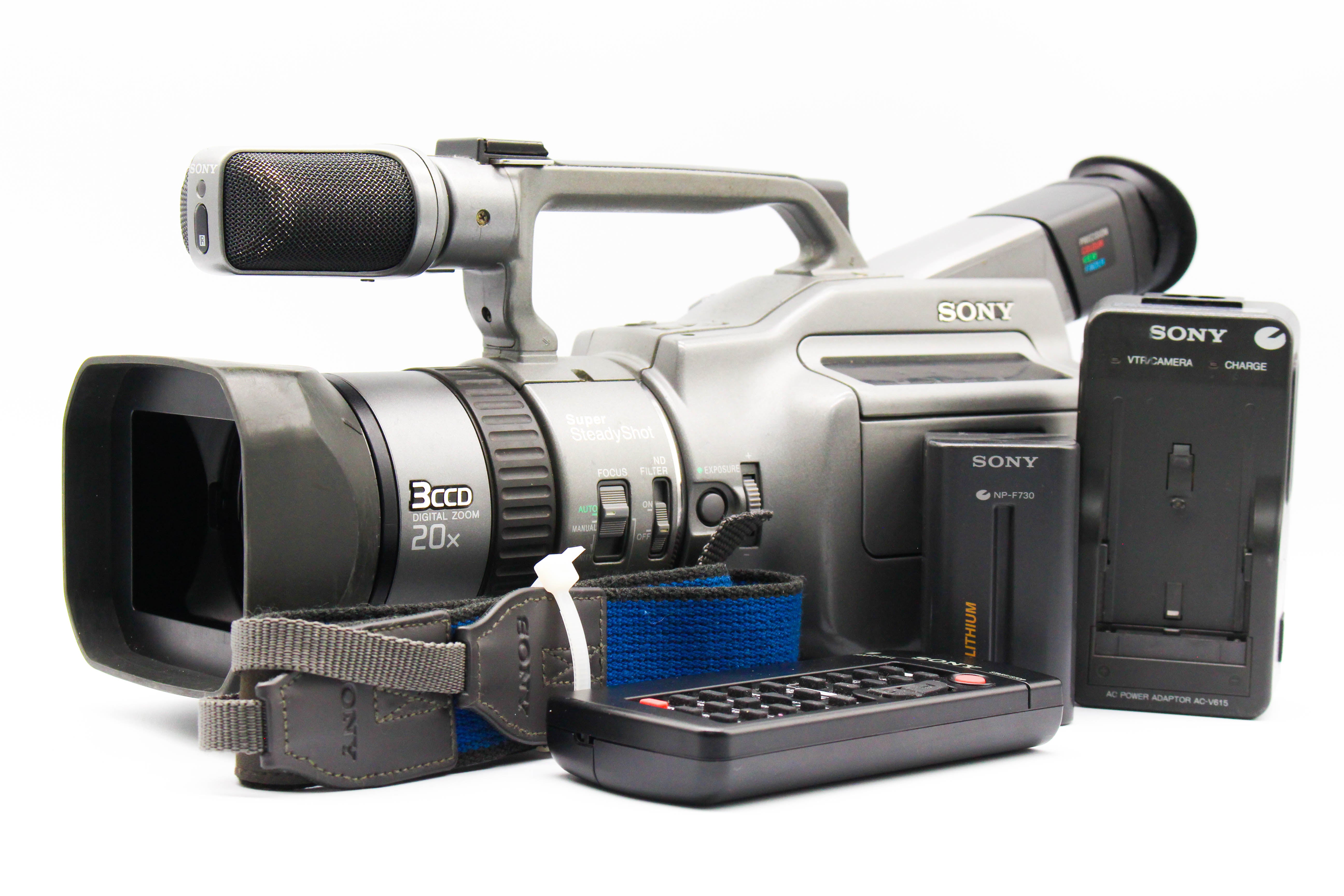 Sony DCR-VX1000E MiniDV Handycam Digital Video Camcorder Camera (Read Condition) - Tested Bundle