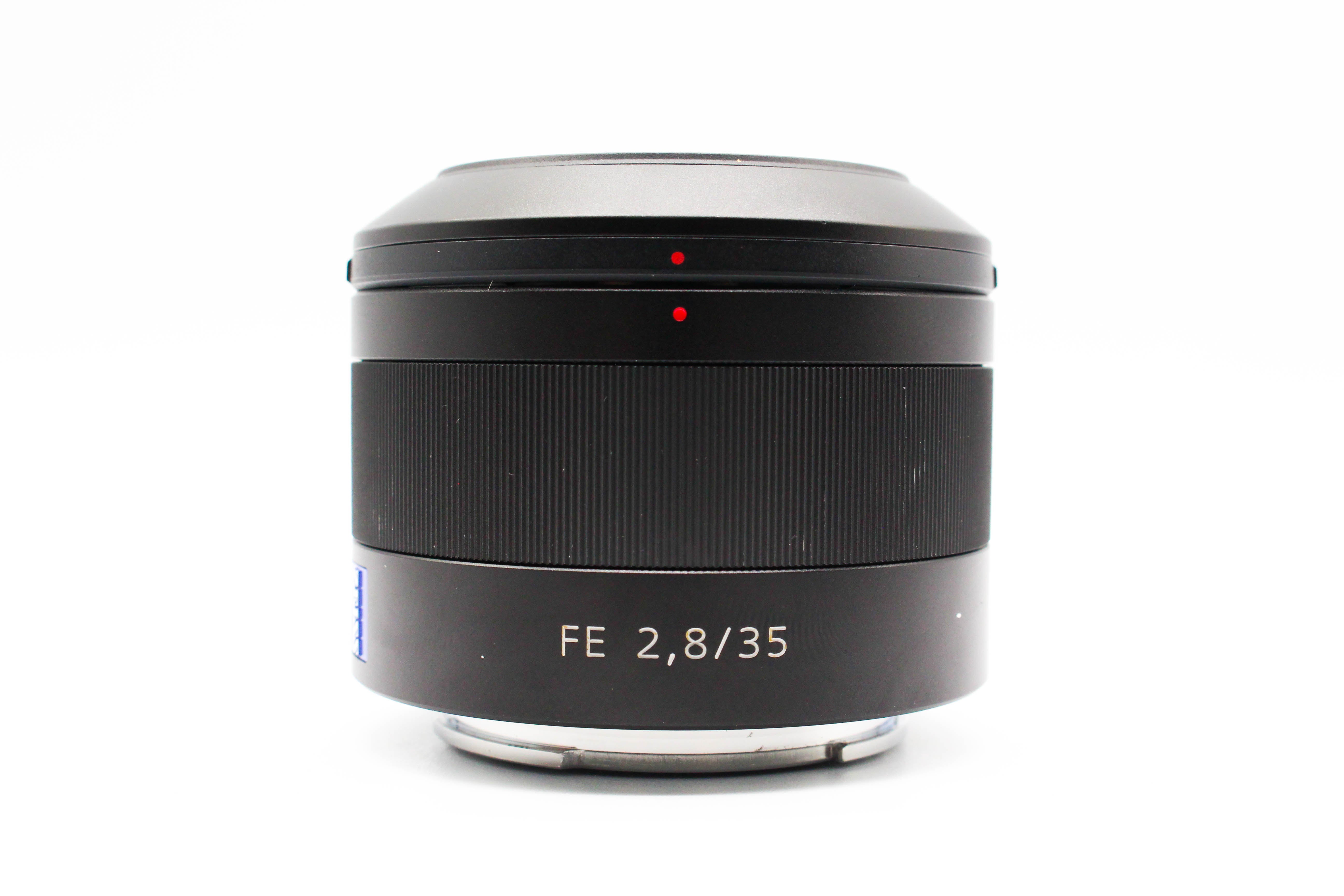 Sony 35mm f/2.8 SEL35F28Z Sonnar Carl Zeiss Lens E-Mount - Tested Set Excellent