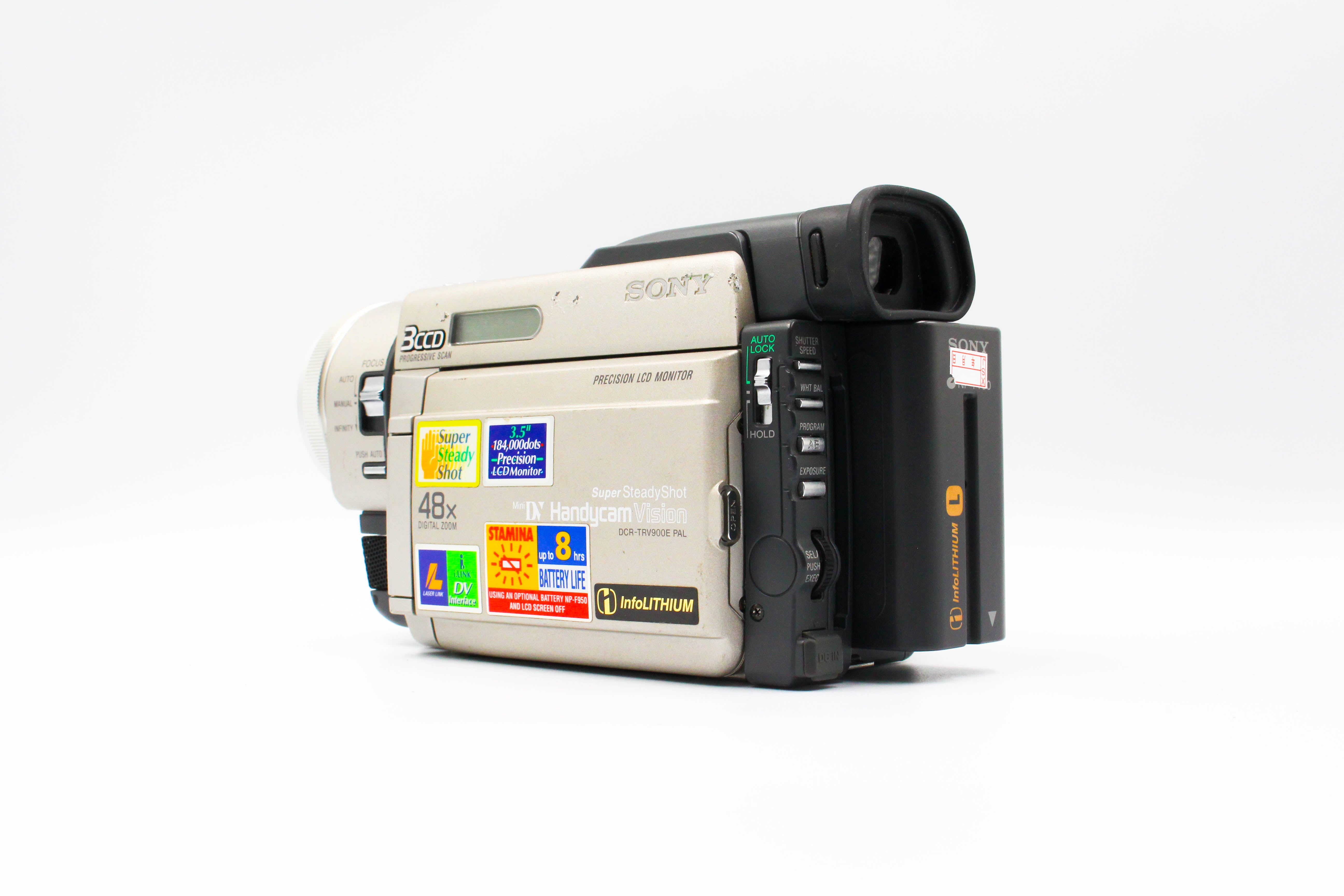 Sony DCR-TRV900E MiniDV Handycam Digital Camera Camcorder (For Parts) - Tested Bundle