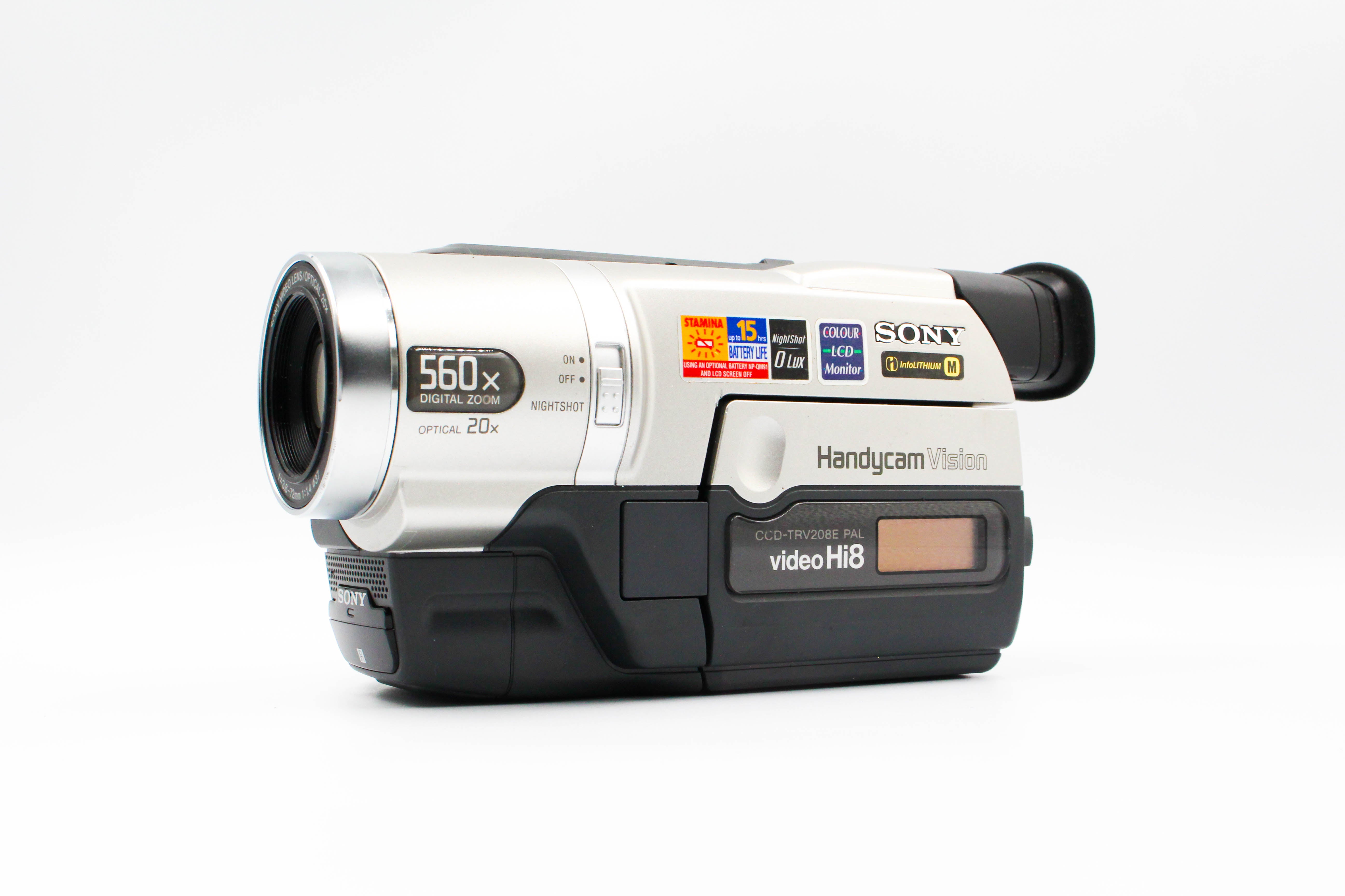 Sony CCD-TRV208E Hi8 Video8 Video Camera Camcorder Handycam - Tested Bundle