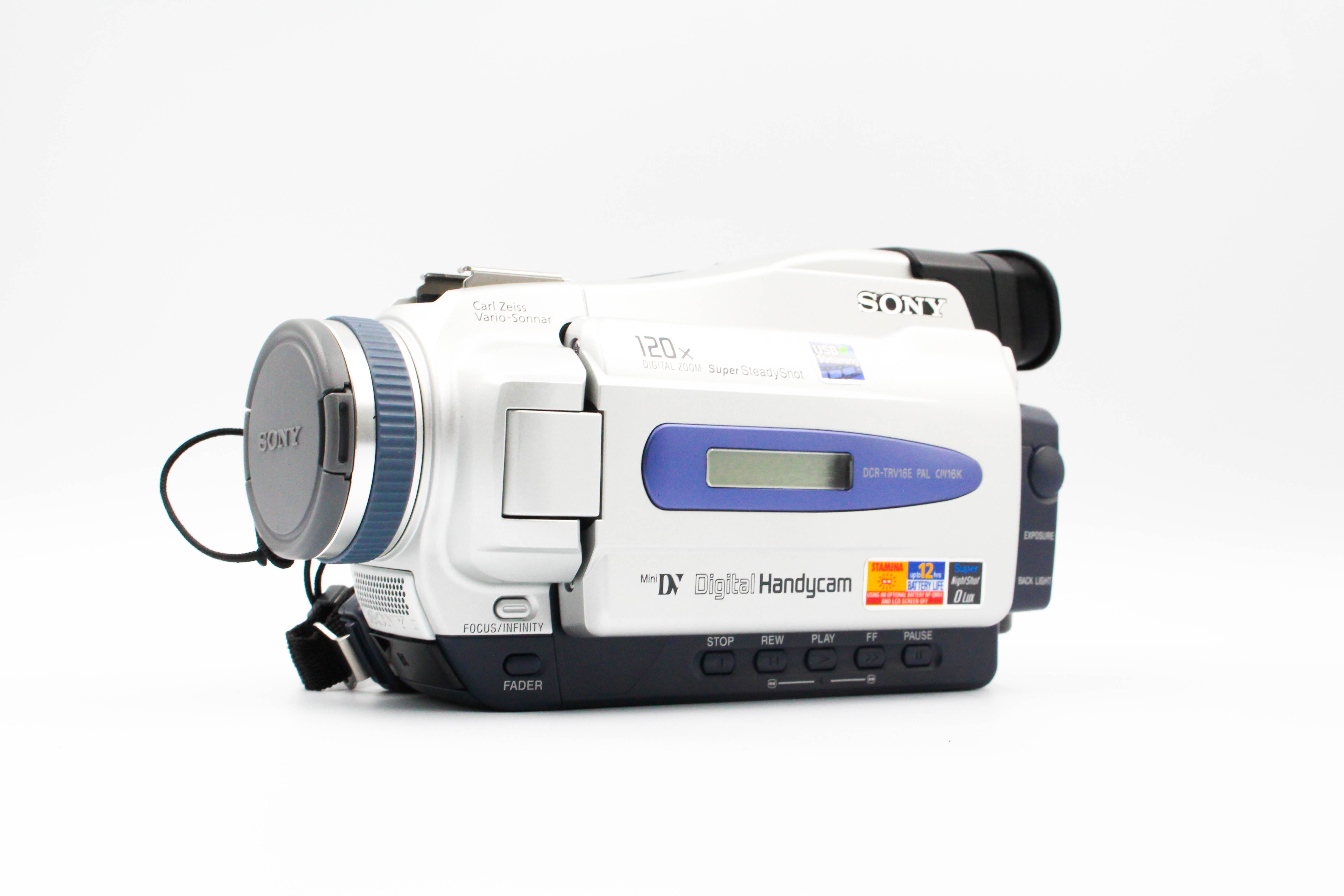 Sony DCR-TRV16E MiniDV Handycam Digital Video Camera Camcorder  - Tested Bundle