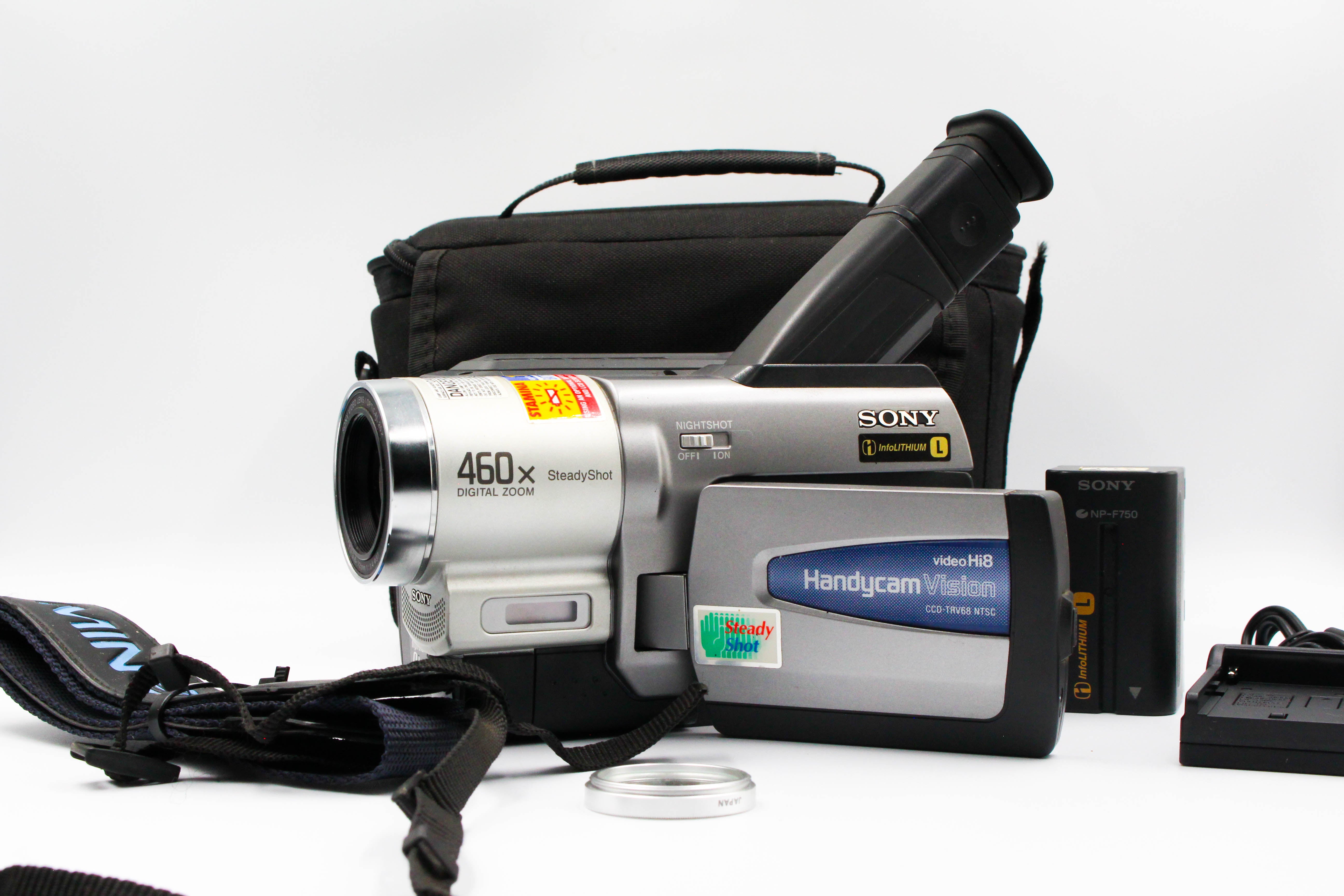 Sony CCD-TRV68 NTSC Hi8 Video8 Video Camera Camcorder Handycam- Tested Bundle Excellent