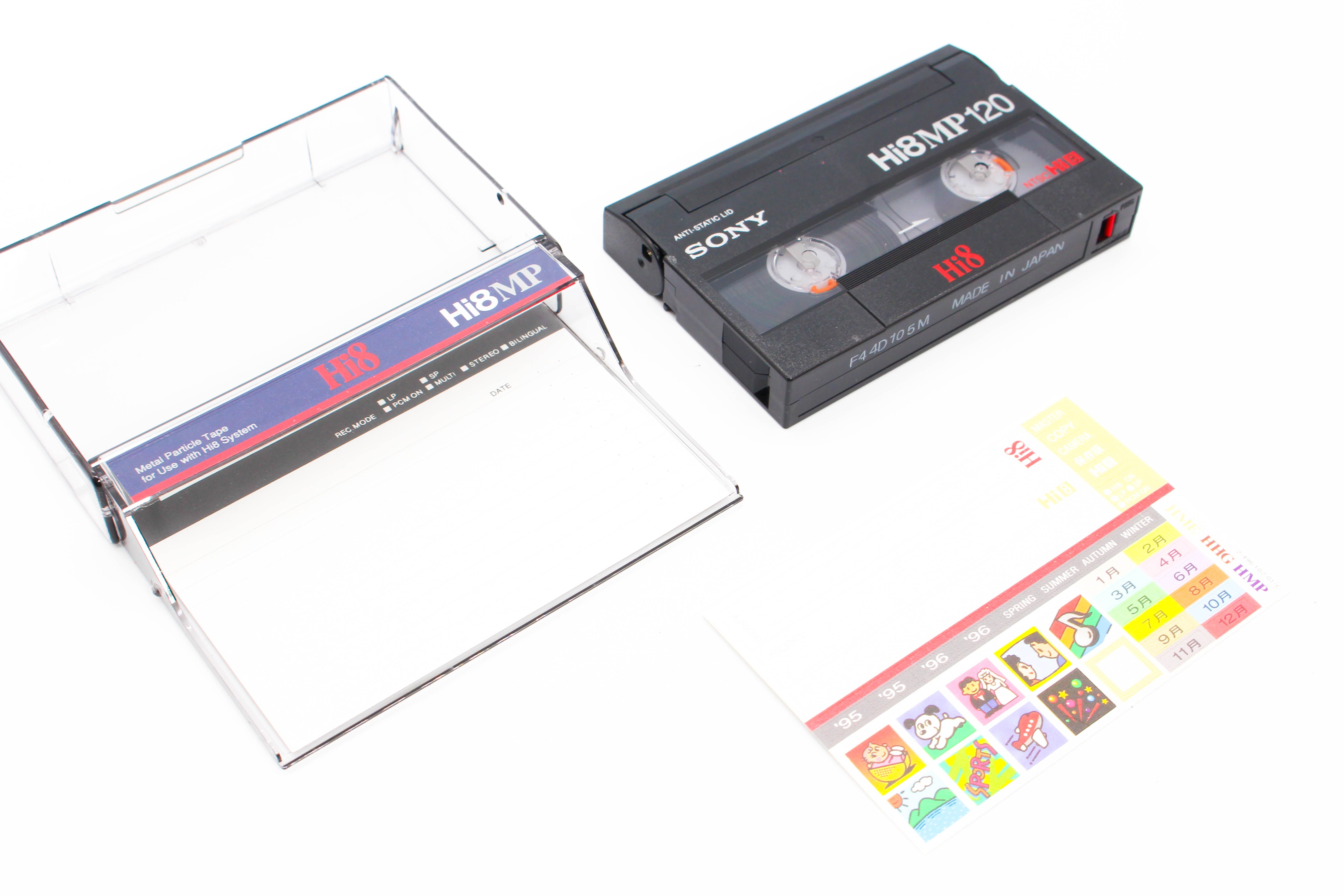 Sony Hi8 MP120 8mm 120 Minute Digital Video Cassette Tape - Brand New