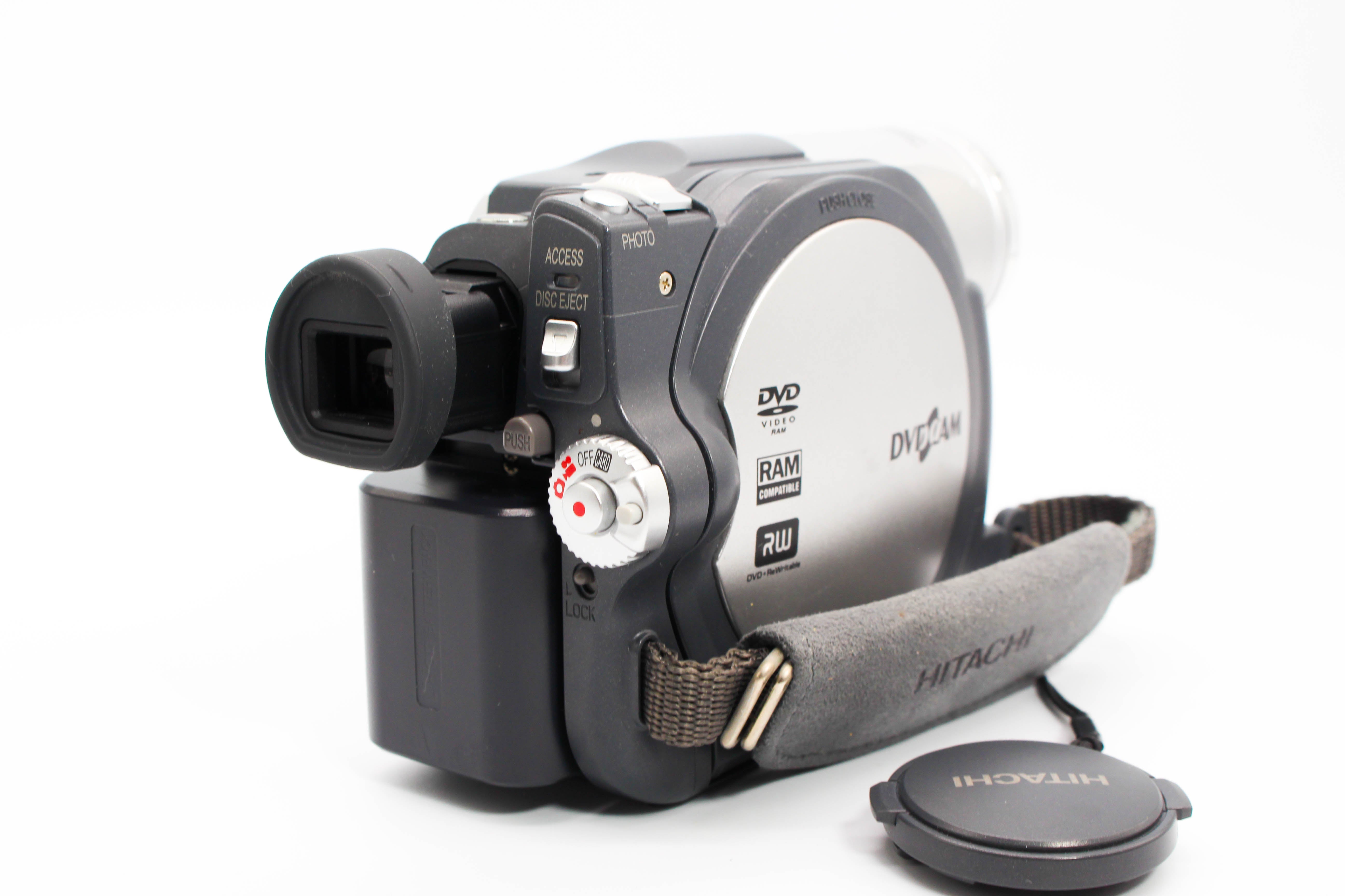 Hitachi BZ-BX35E DVD Retro Video Handycam Camcorder Camera - Tested Bundle Excellent