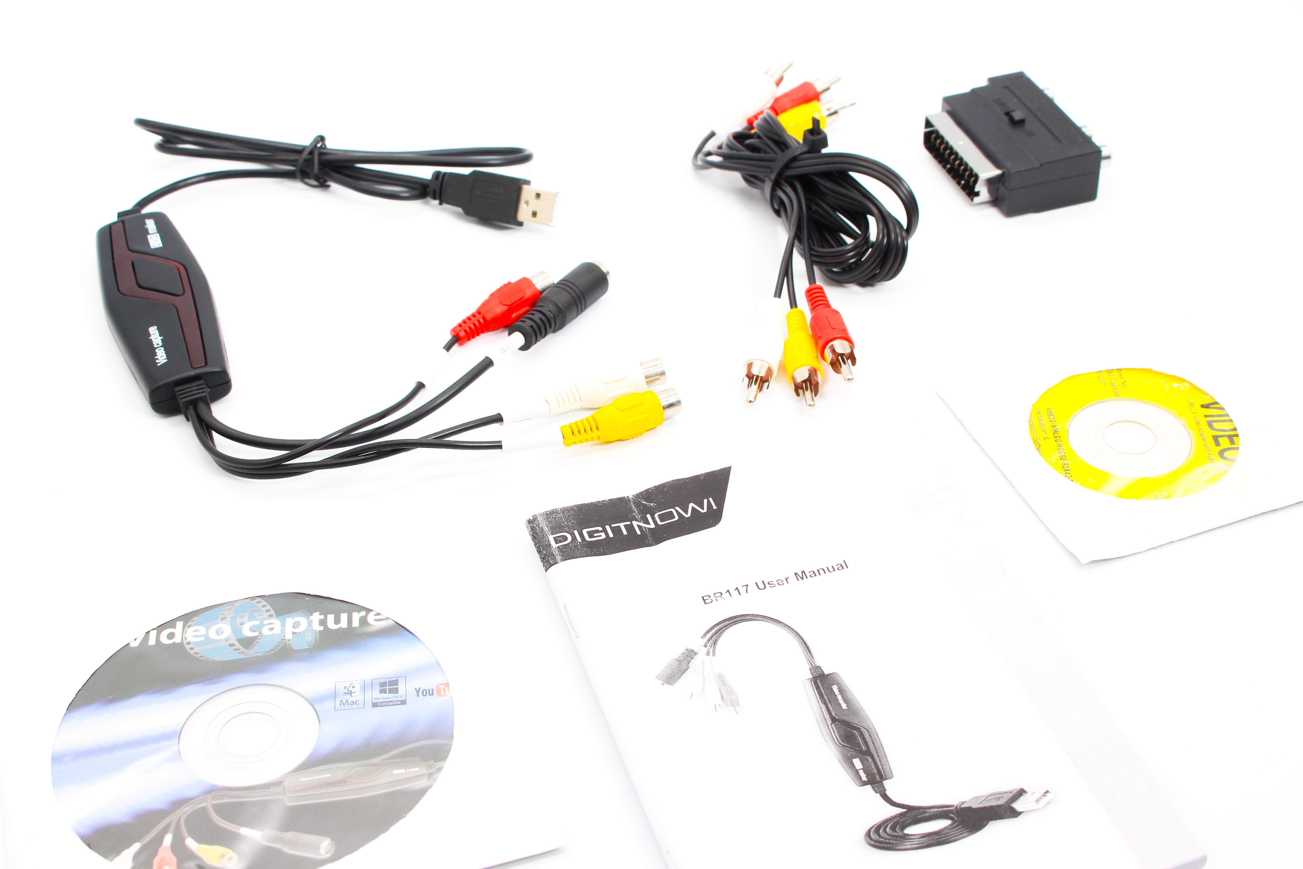 Digitnow Analog Video Capture Converter For Mac and Windows - Tested Excellent