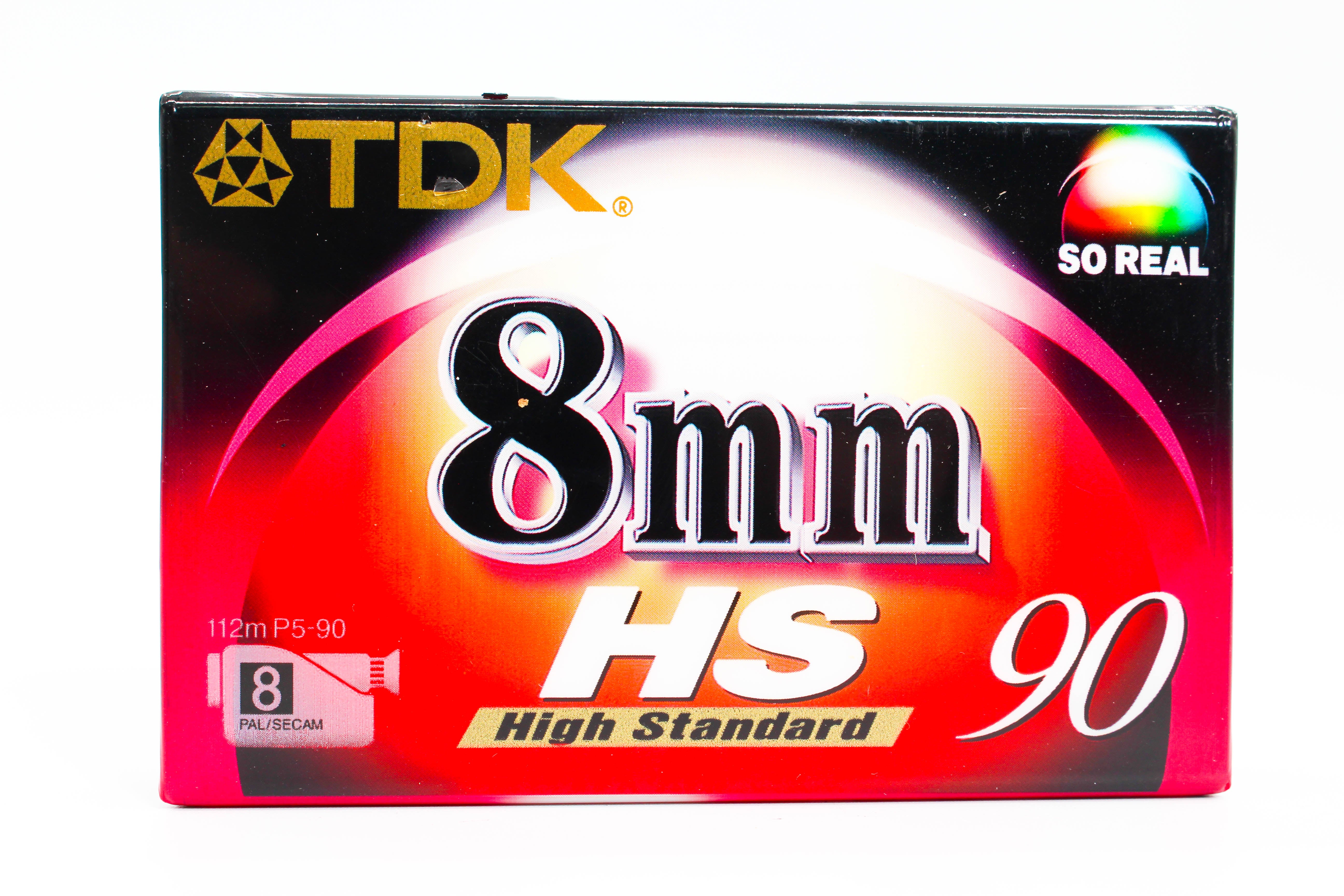 TDK P5-90HSED Video 8mm 90 Minute Digital Video Cassette Tape - Brand New