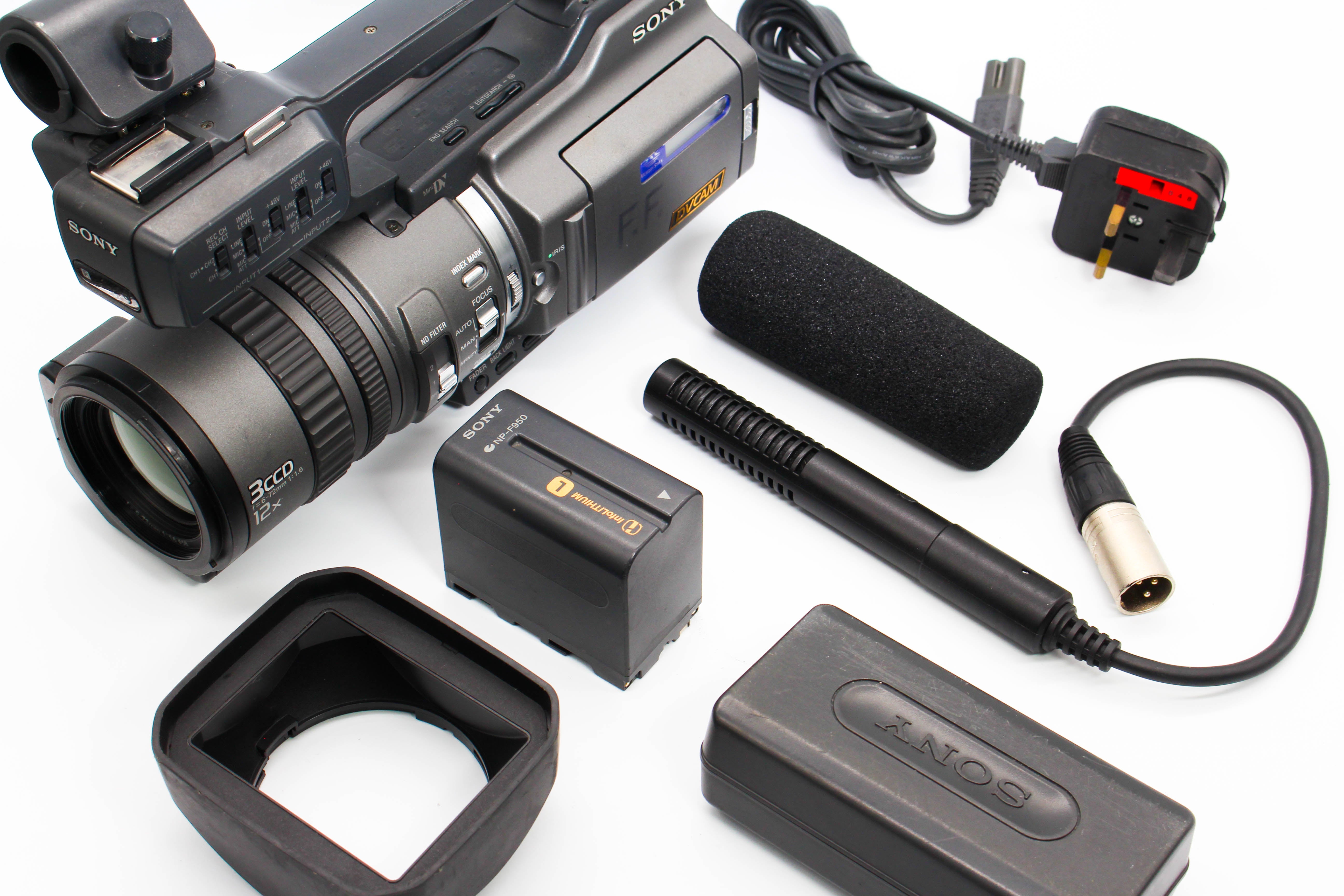 Sony DSR-PD150P MiniDV Video Handycam Camcorder Camera (Read) - Tested Bundle Good