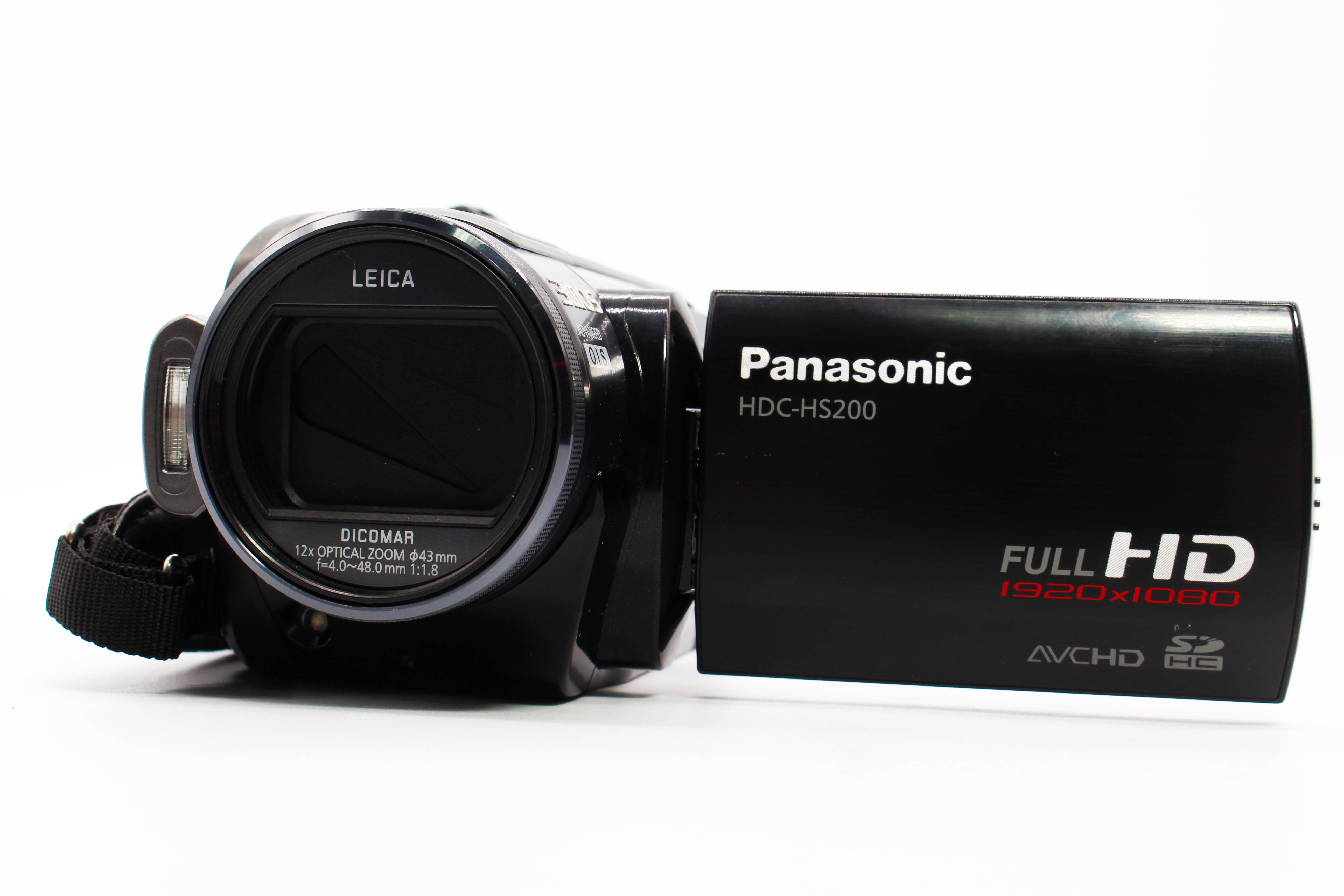 Panasonic HDC-HS200 HD SD Card Video Handycam Camcorder Camera - Tested Bundle Excellent