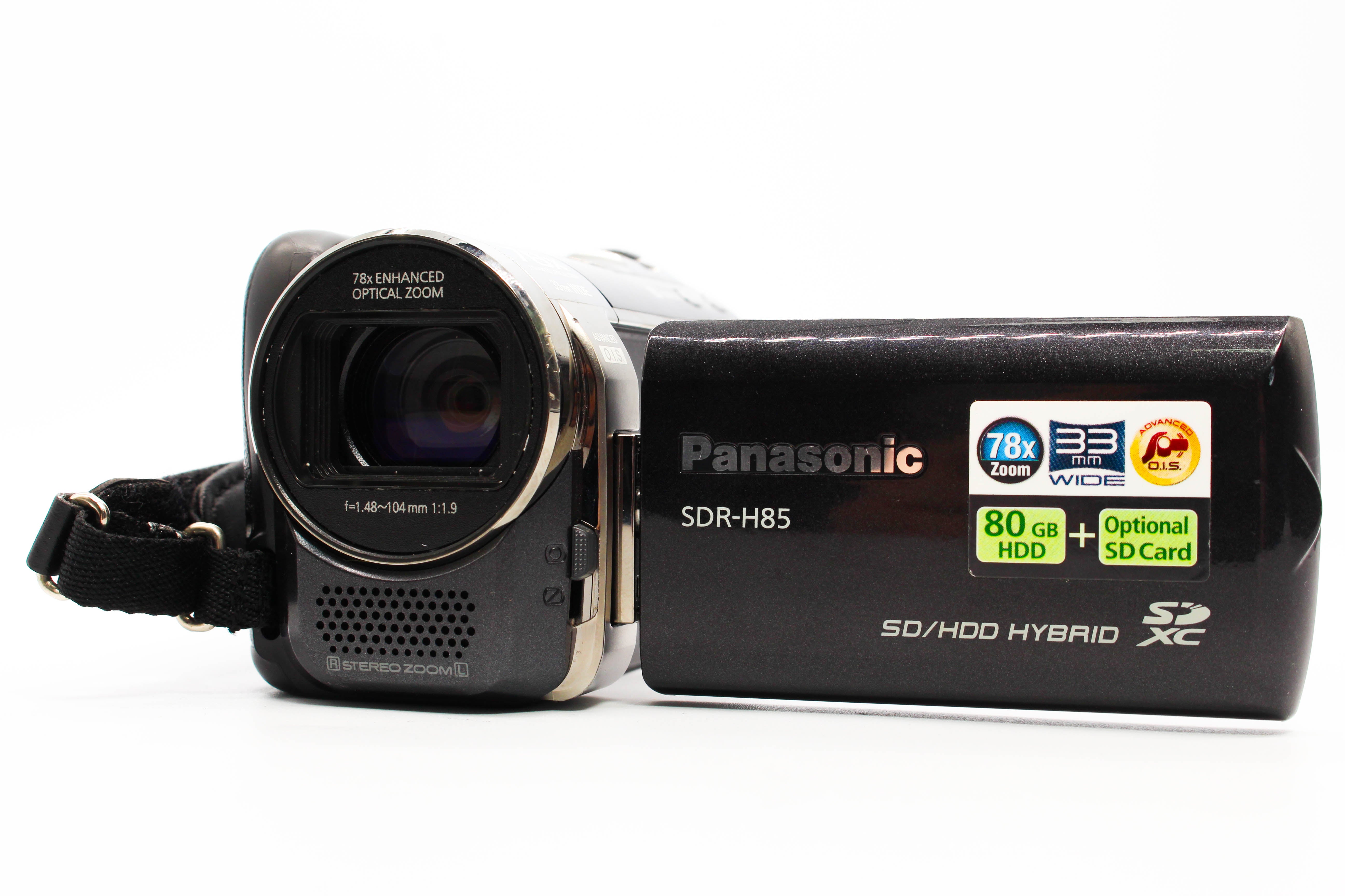 Panasonic SDR-H85 HD SD Card Video Handycam Camcorder Camera - Tested Bundle Excellent