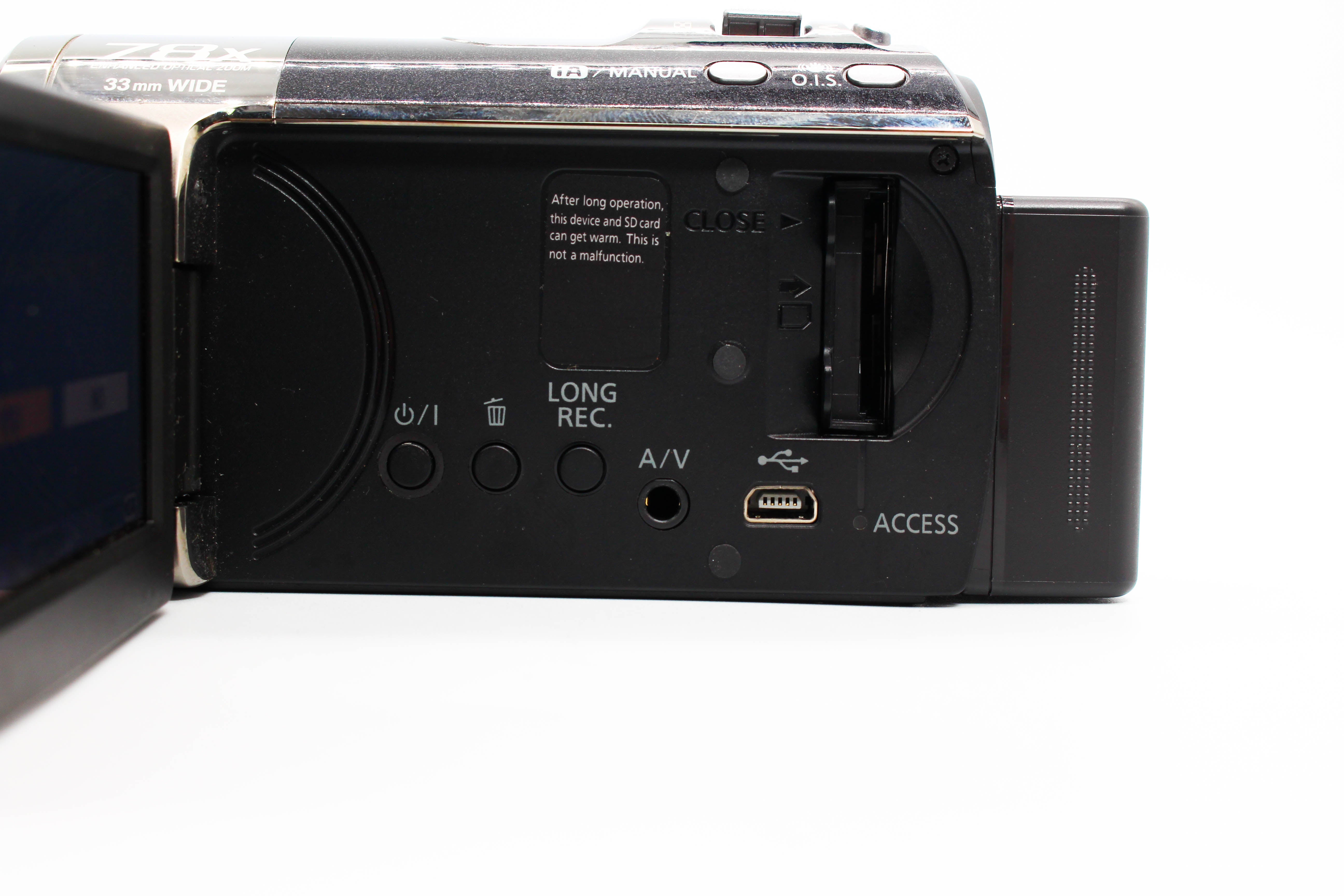 Panasonic SDR-H85 HD SD Card Video Handycam Camcorder Camera - Tested Bundle Excellent