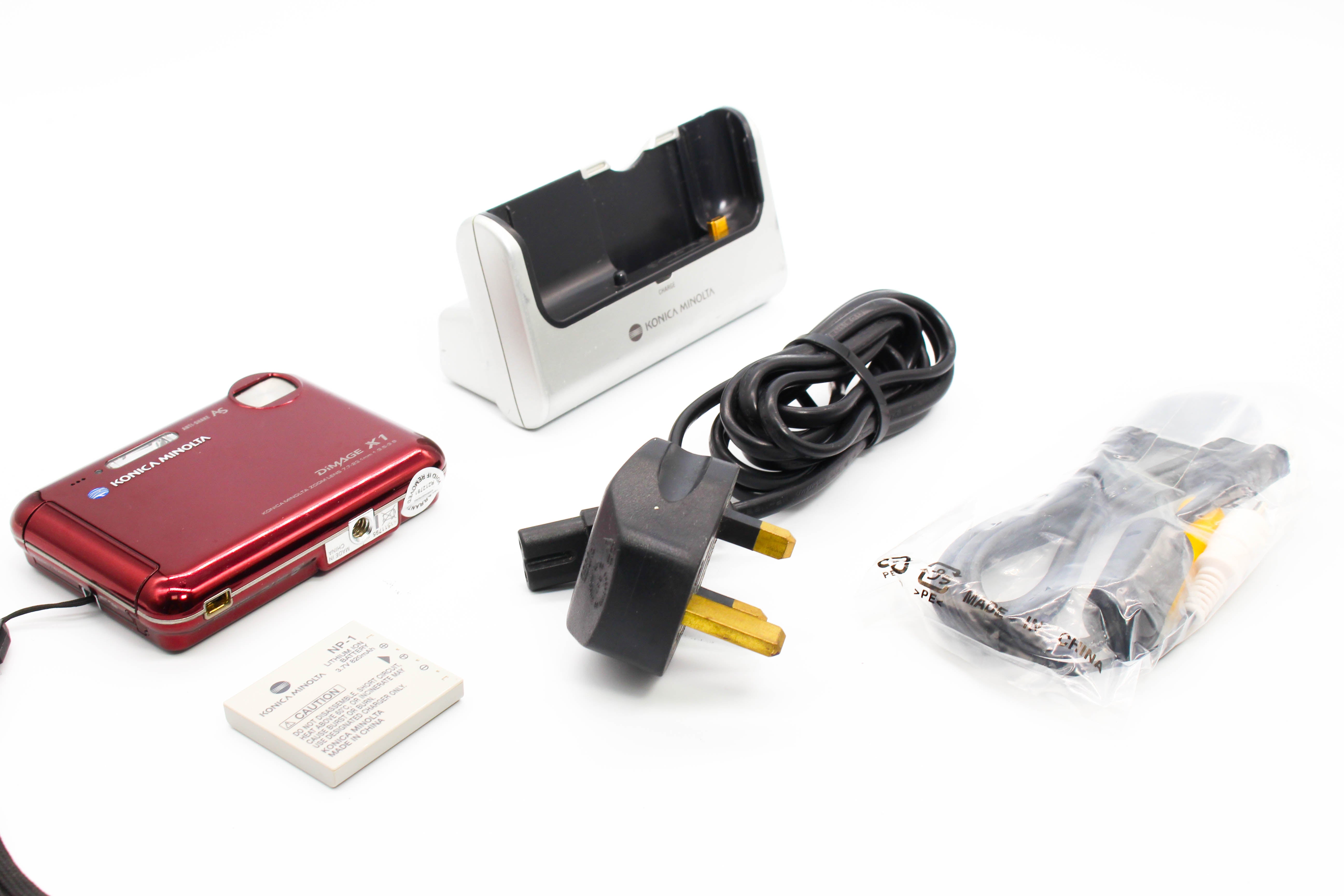 Konica Minolta Dimage X1 Digital Retro Photo Digital Camera Digicam - Tested Bundle Excellent