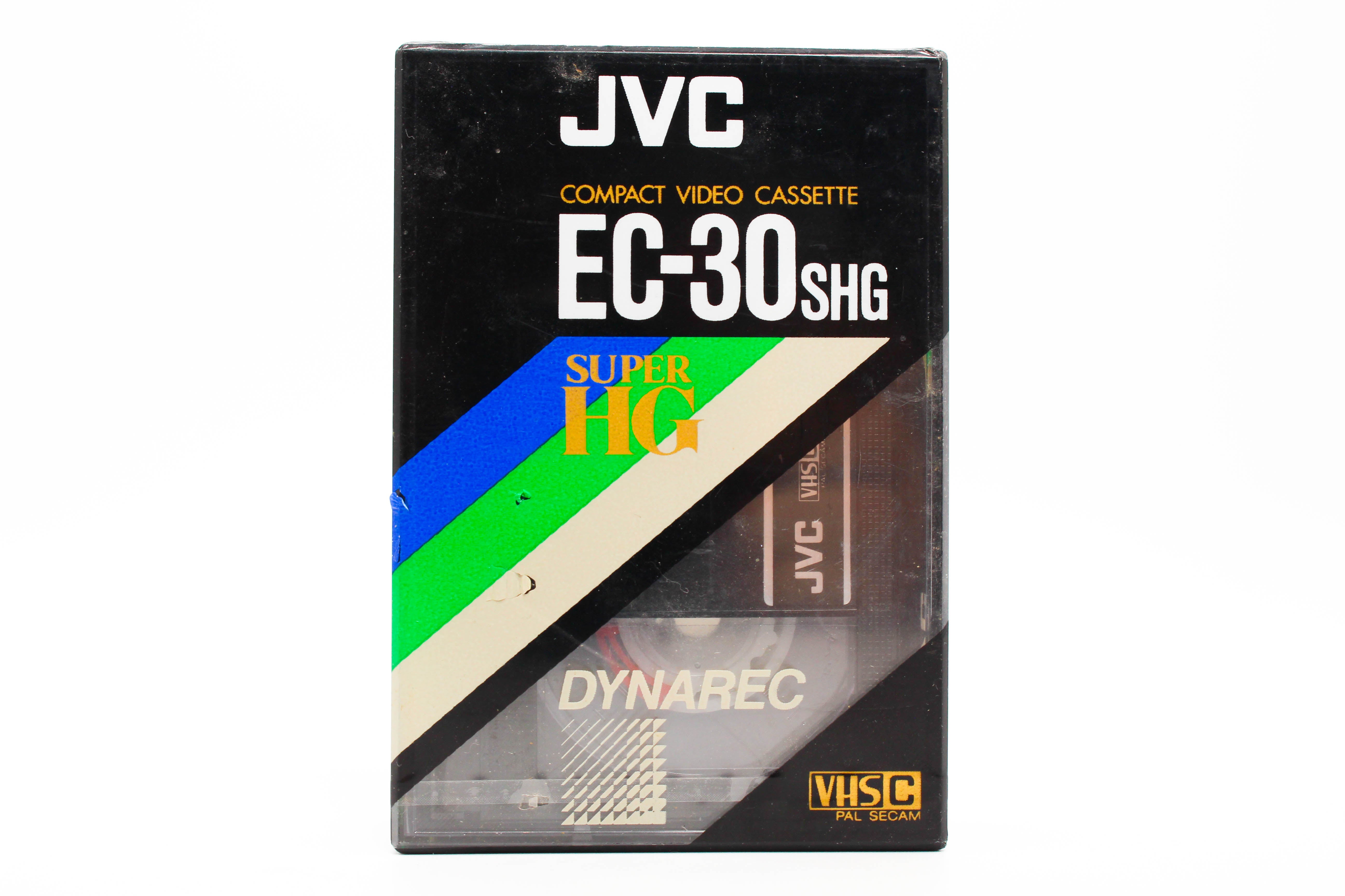 JVC EC-30 SHG VHS-C DYNAREC SUPER HG VHS Tape Compact Video Cassette - Brand New