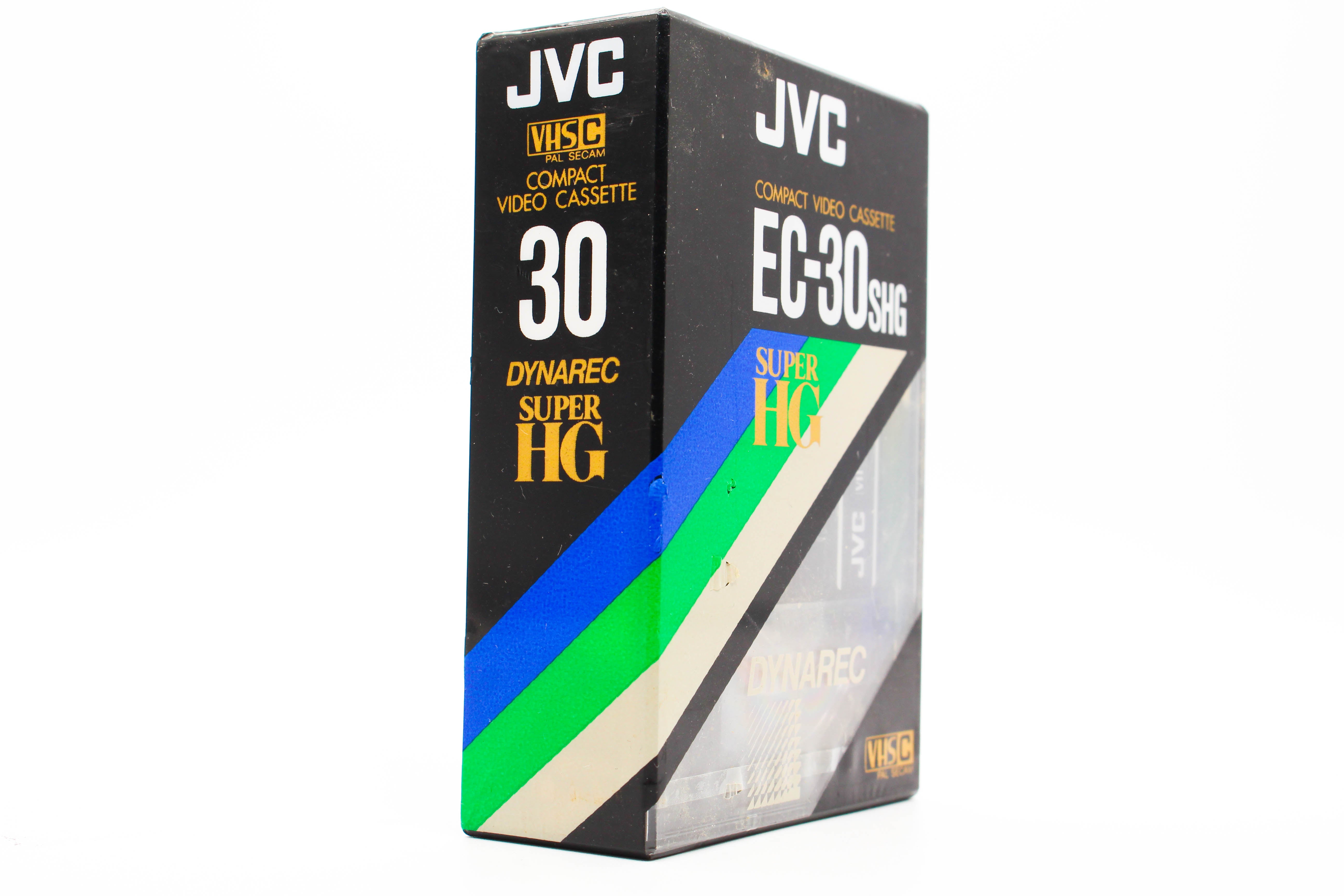 JVC EC-30 SHG VHS-C DYNAREC SUPER HG VHS Tape Compact Video Cassette - Brand New