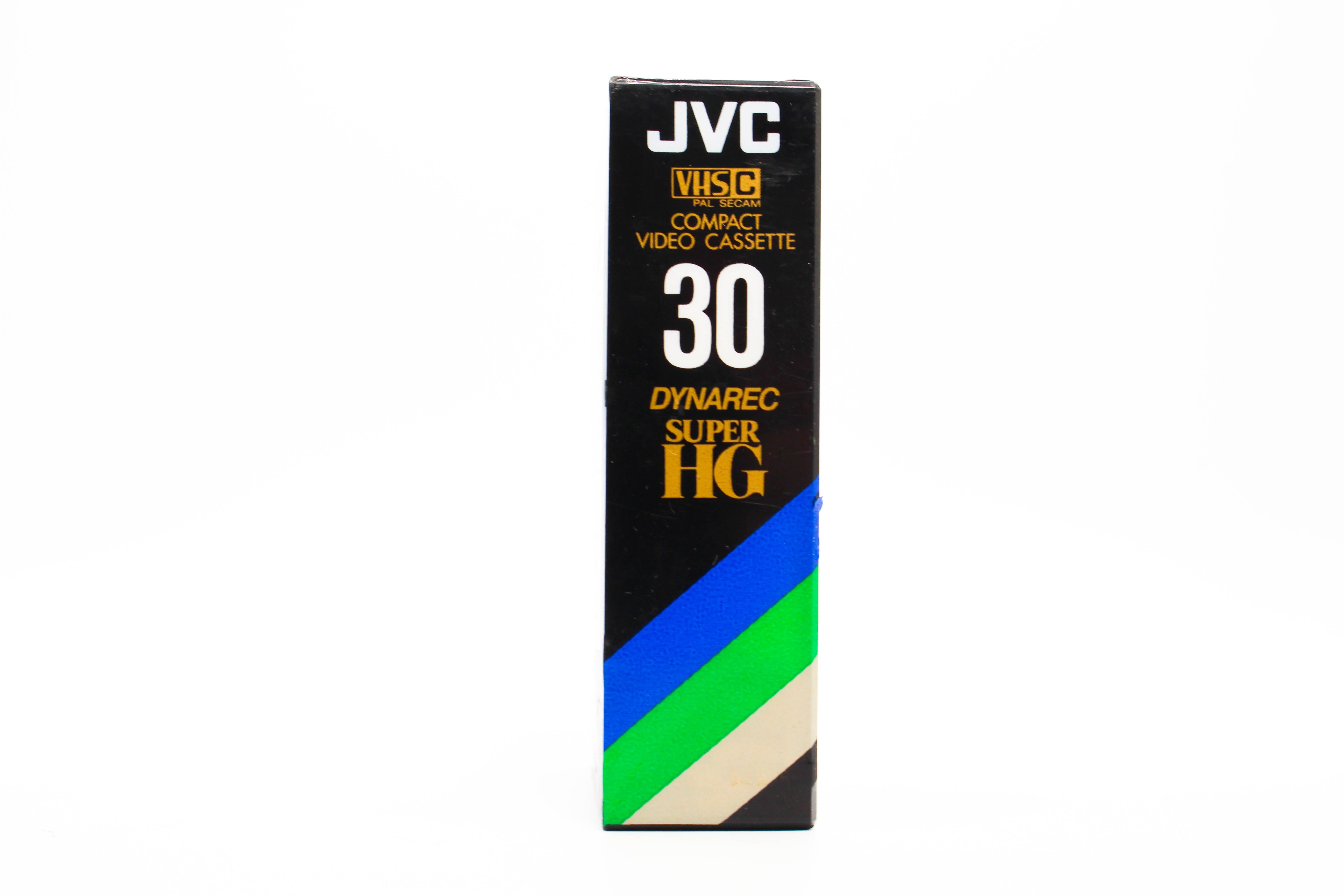 JVC EC-30 SHG VHS-C DYNAREC SUPER HG VHS Tape Compact Video Cassette - Brand New