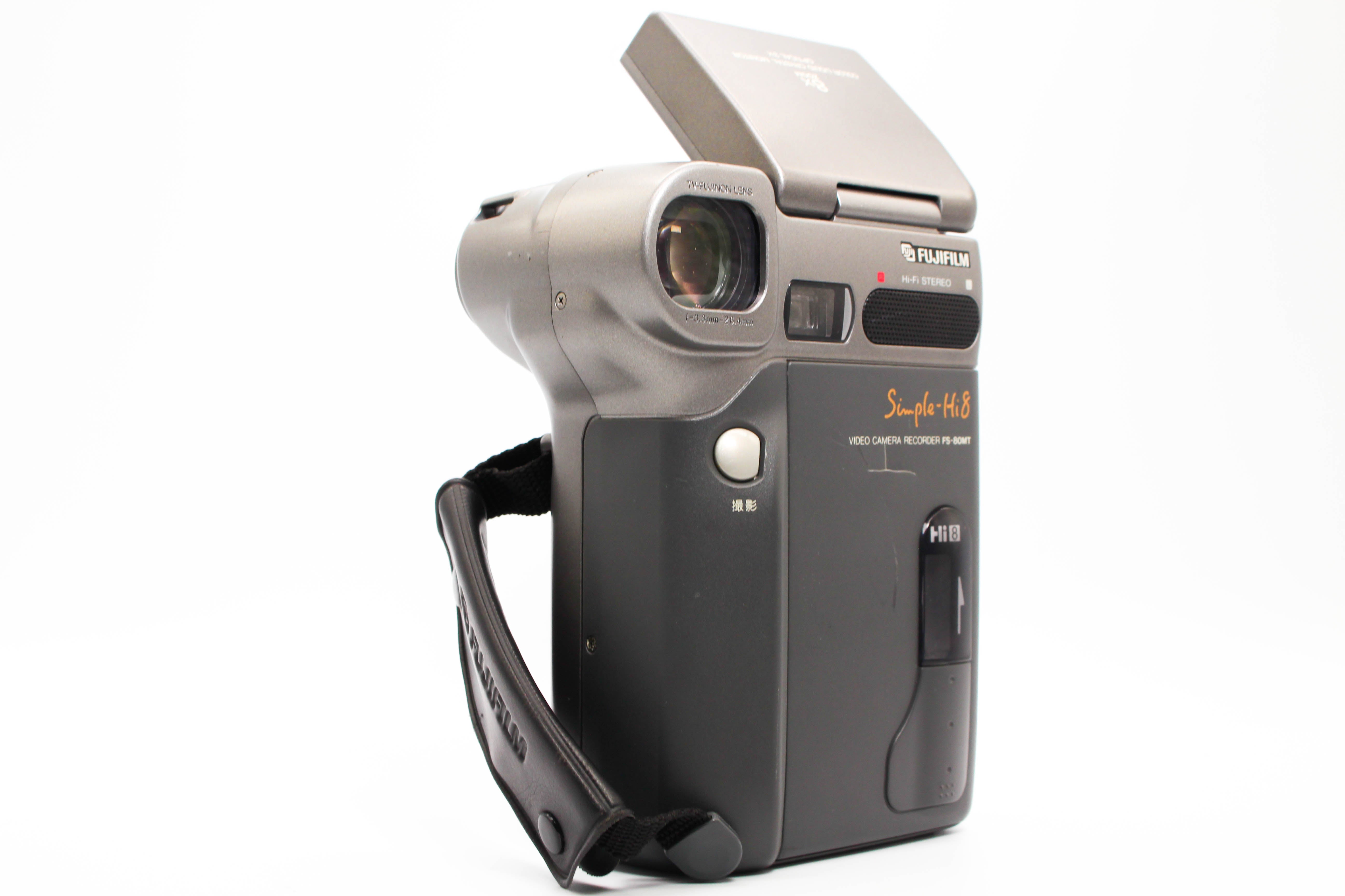 FujiFilm FS-80MT NTSC Japanese Simple-Hi8 Video8 Handycam Camcorder Camera - Tested Bundle Good