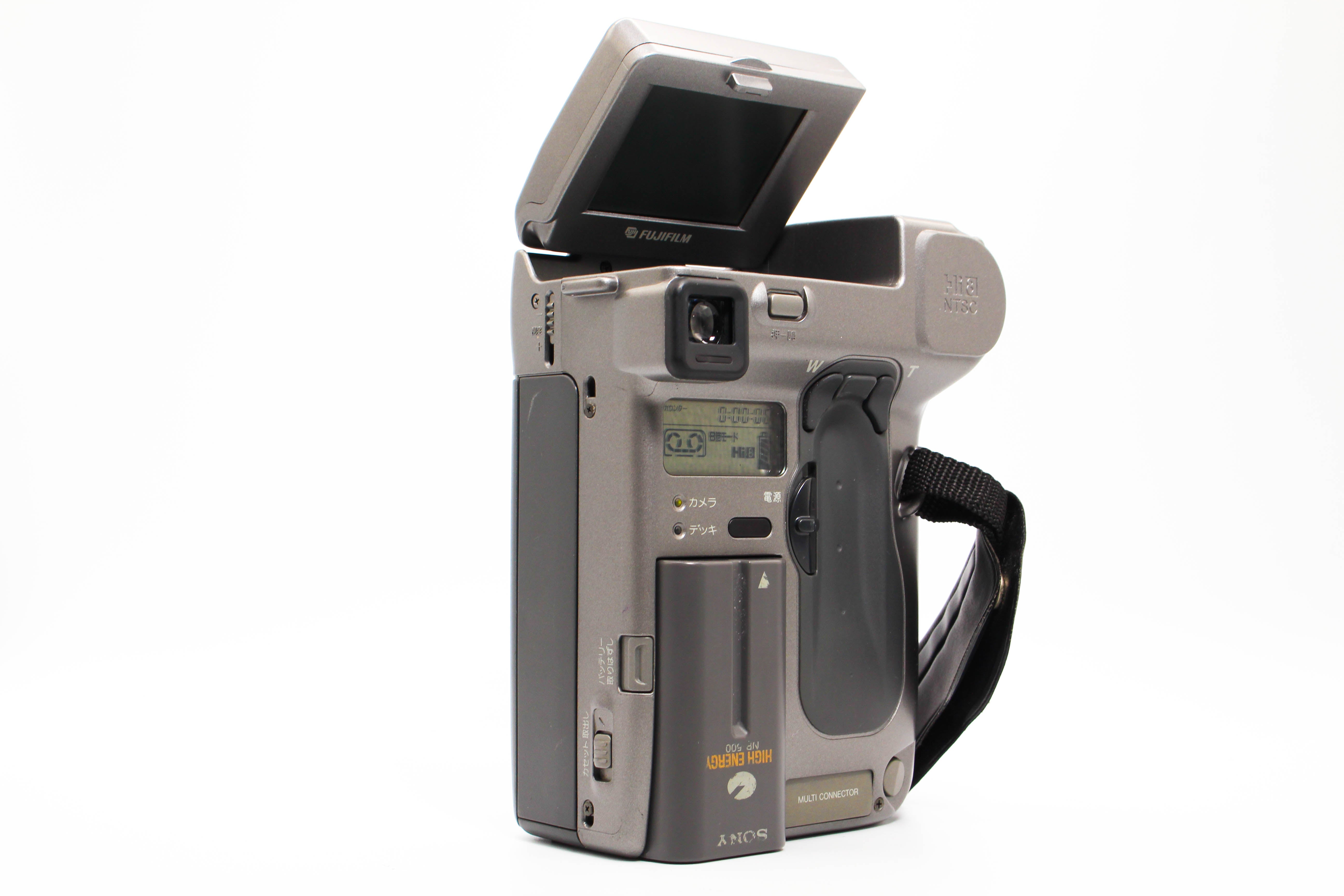 FujiFilm FS-80MT NTSC Japanese Simple-Hi8 Video8 Handycam Camcorder Camera - Tested Bundle Good